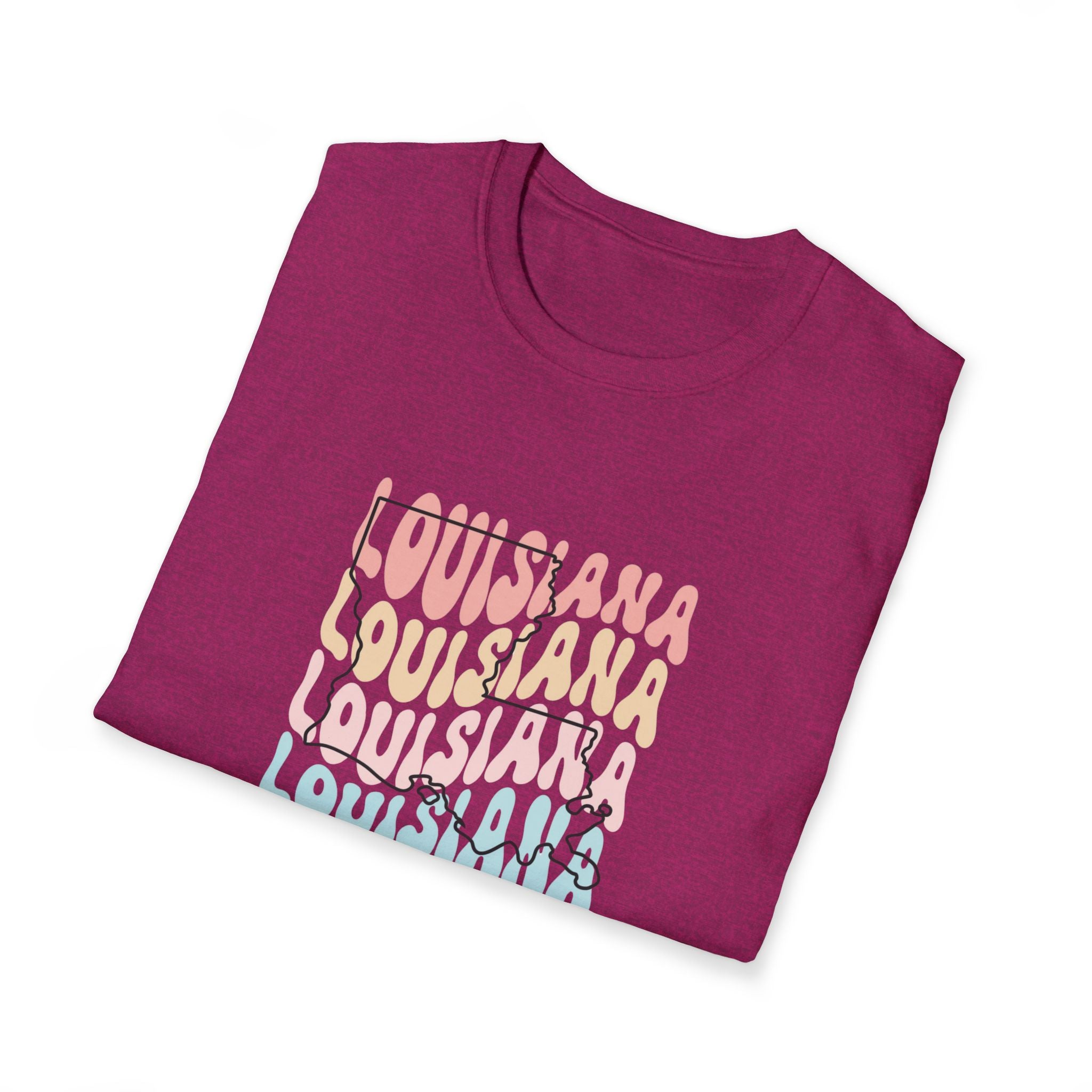 Womens Soft Relaxed Tee - Louisiana