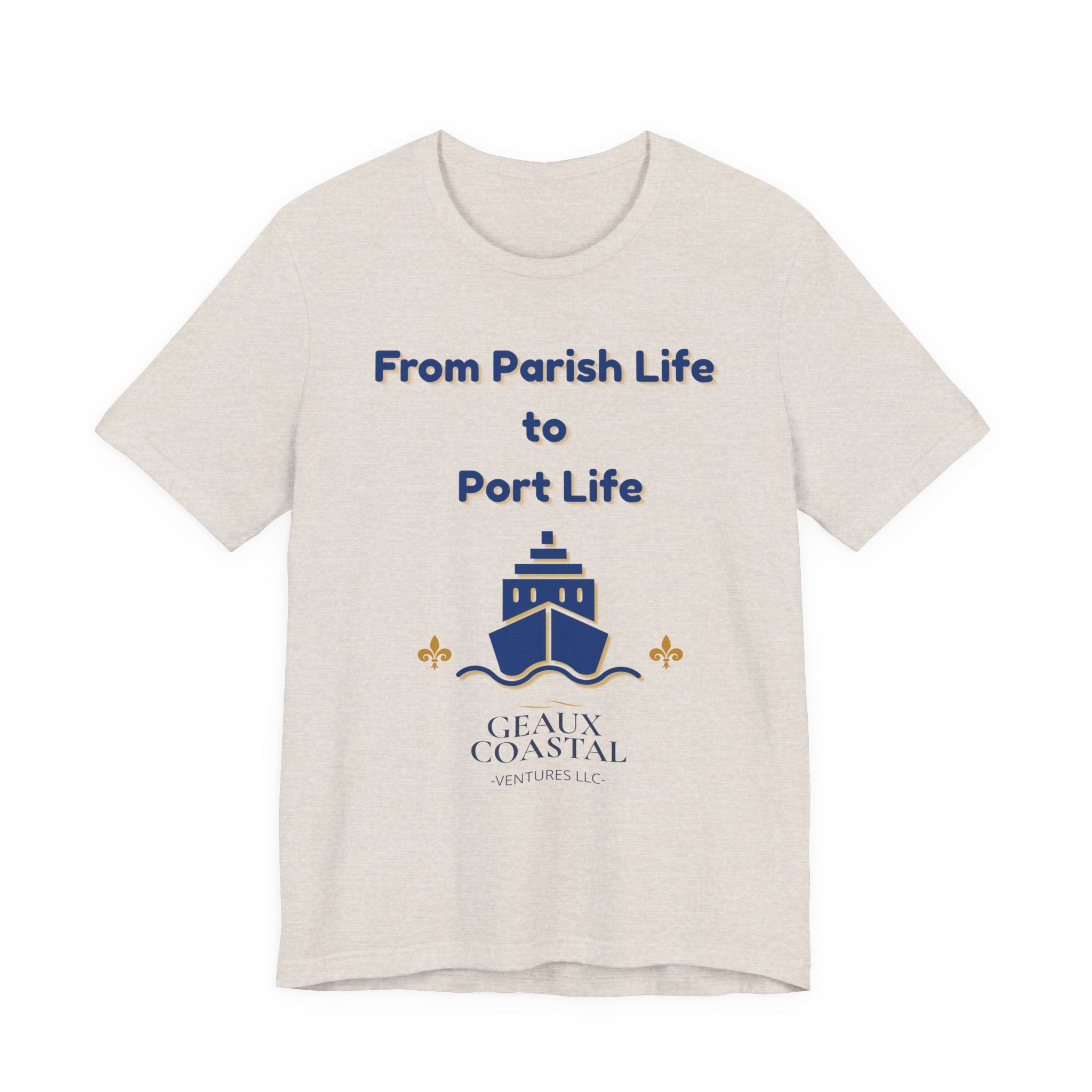 Men or Women Relaxed T Shirt - Parish and Port Cruise T Shirt