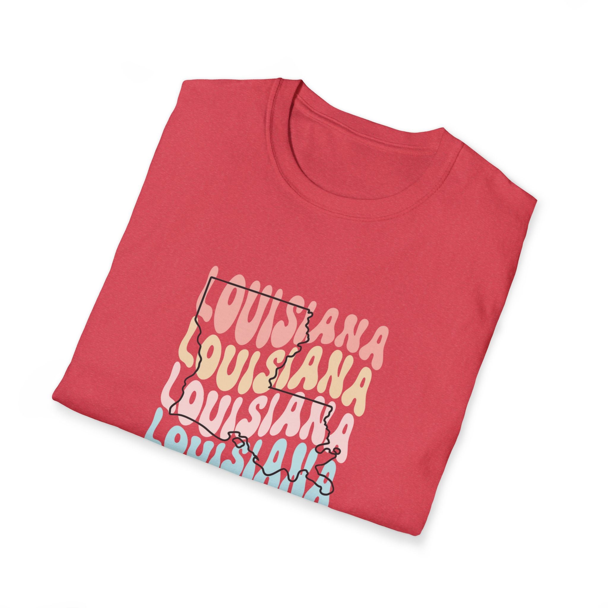 Womens Soft Relaxed Tee - Louisiana