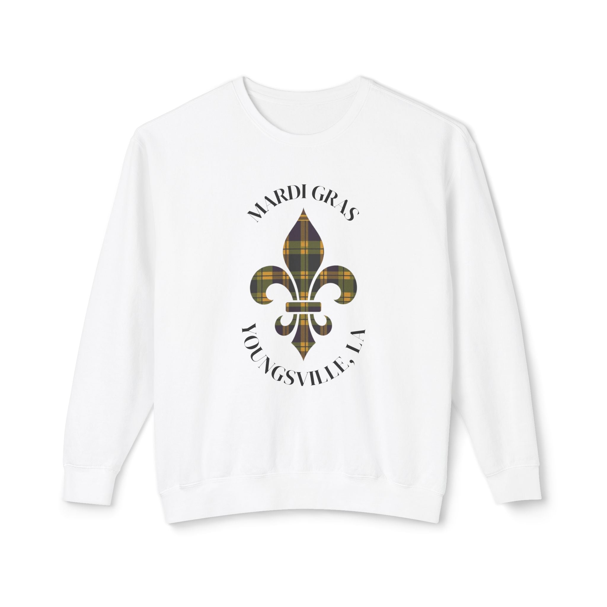 Lightweight Soft Long Sleeve - Mardi Gras Plaid Men & Women