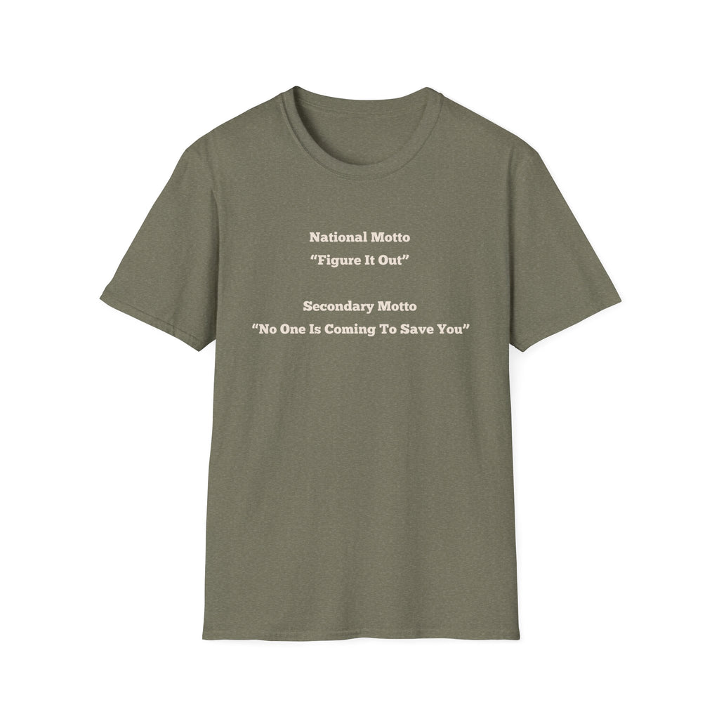 Men's Relaxed Tee - Motto Figure it Out