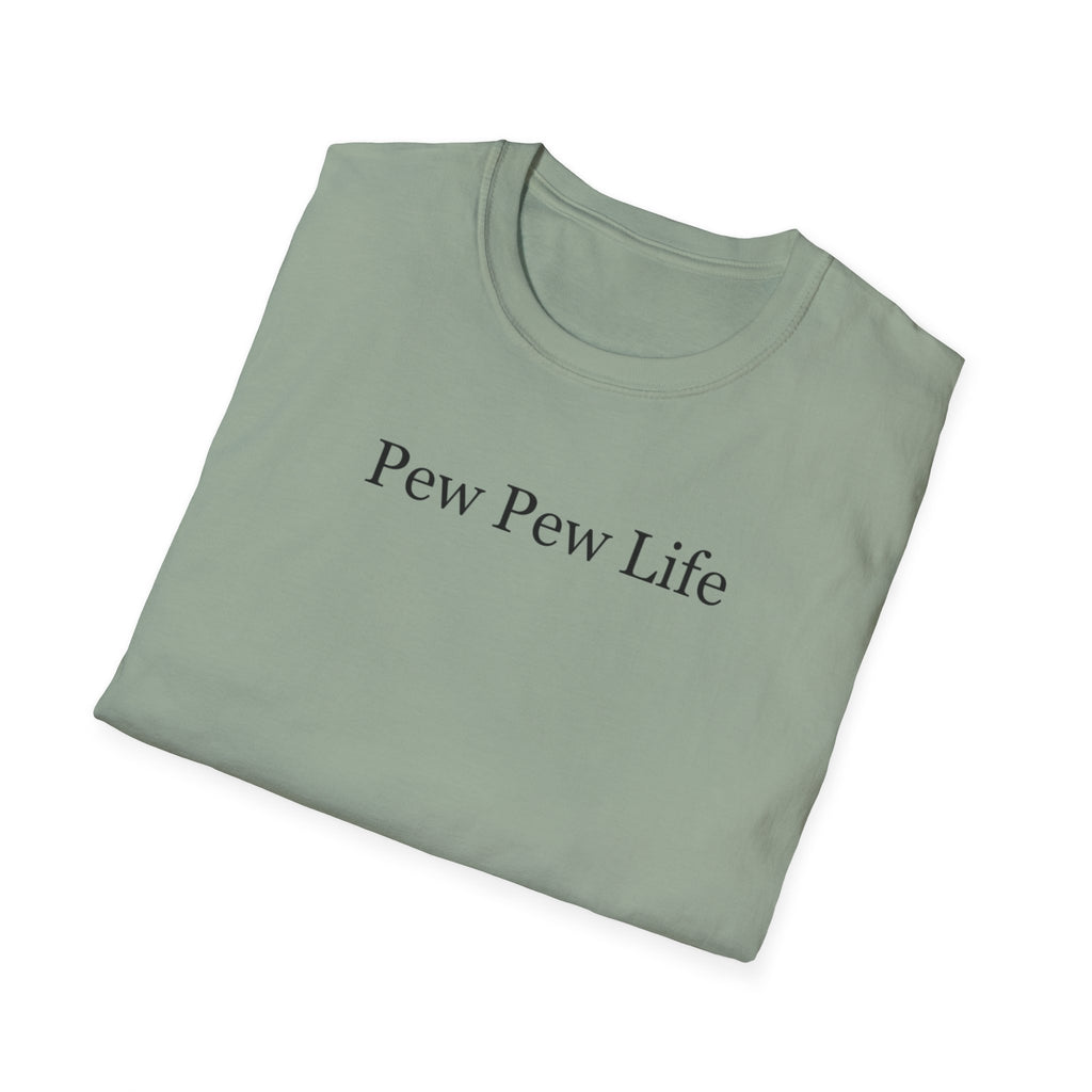 Relaxed Men's Tee - Pew Pew Life