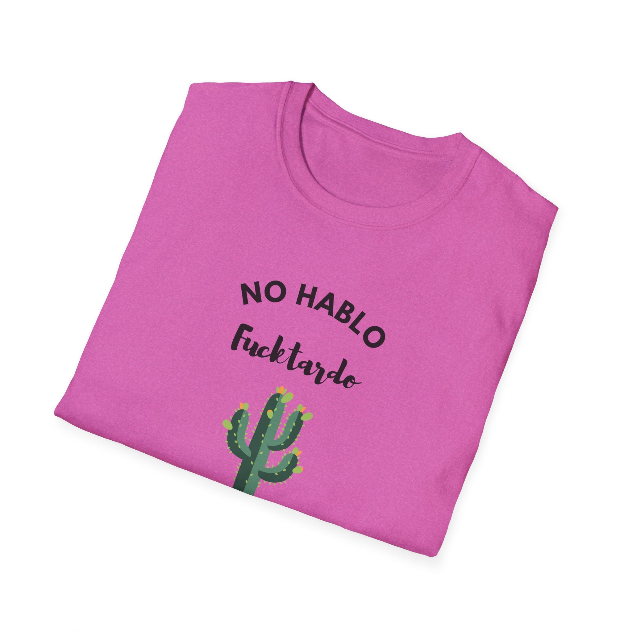 Relaxed Tee - Men & Women - No Hablo with 1 Cactus