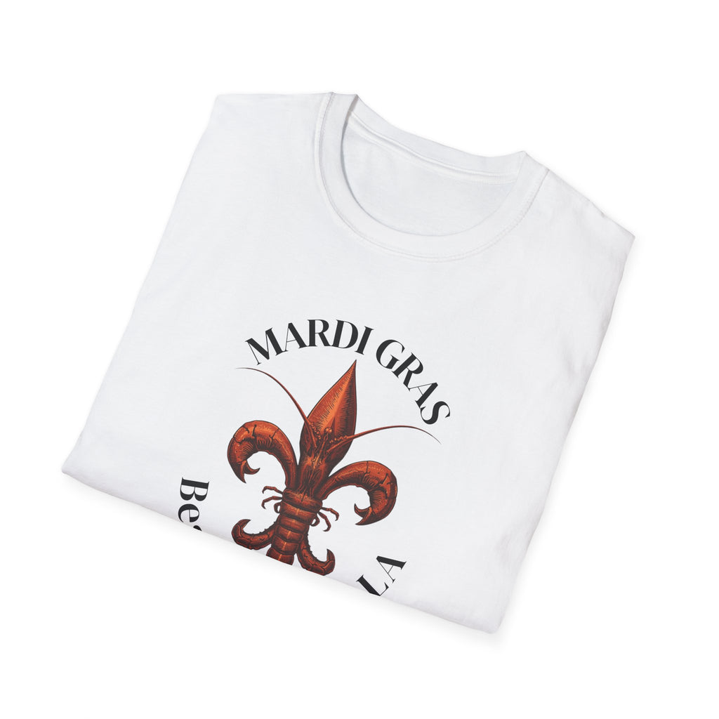 relaxed mens tee - beaux bridge mardi gras