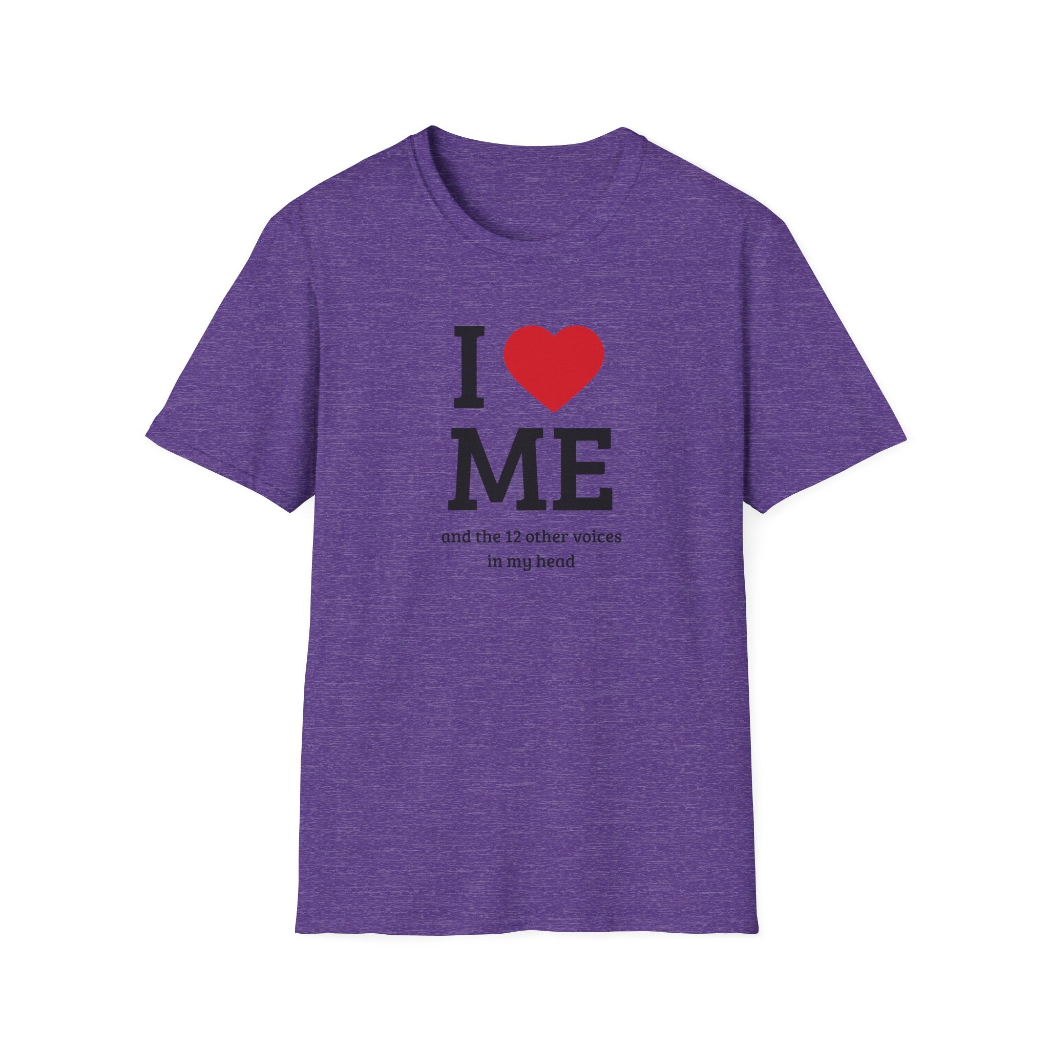 Soft Flexible Tee - Men and Women - I love me and the 12 other voices
