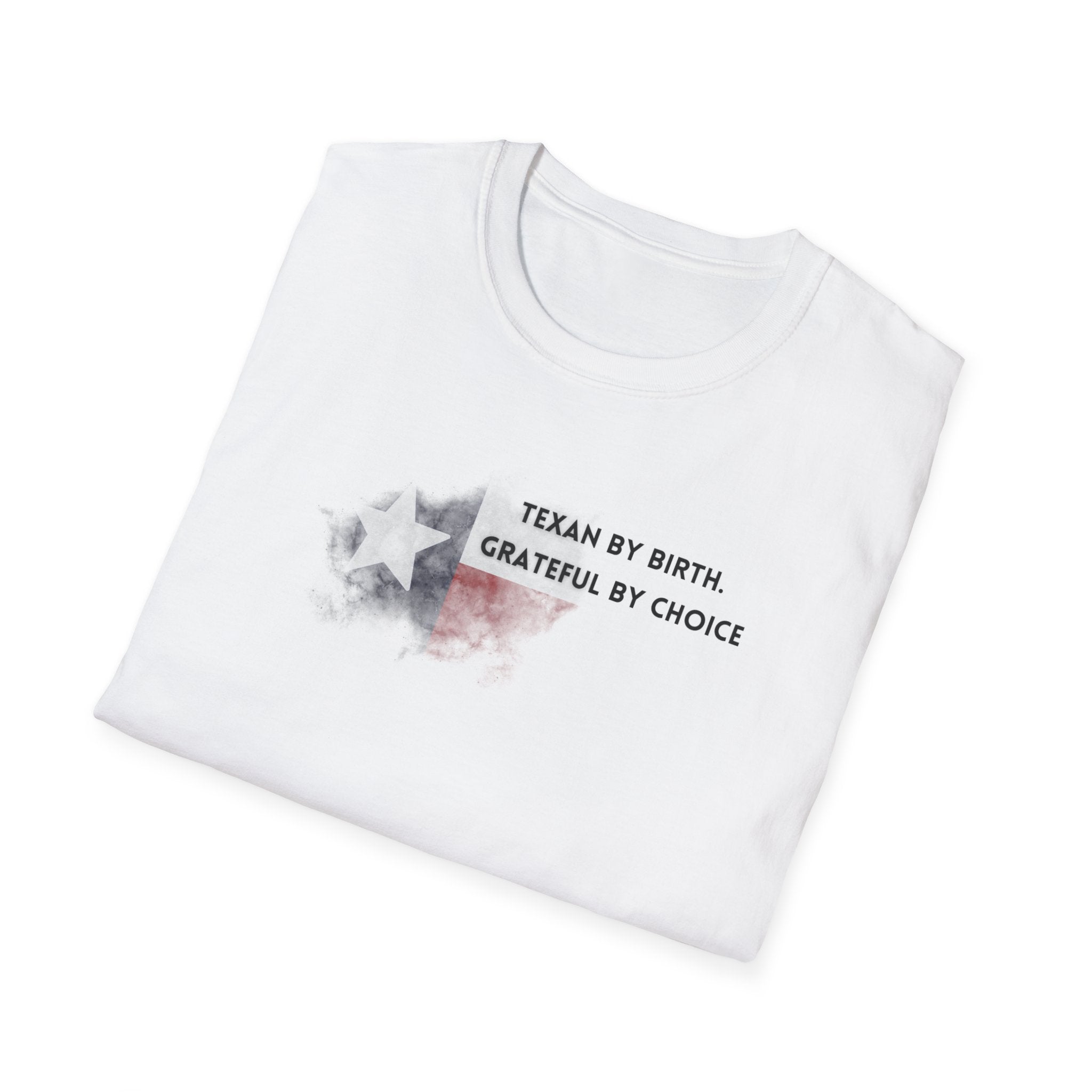 Soft Relaxed Tee - Men and Women- Texan by birth