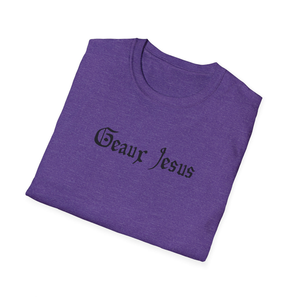 Men and Women Relaxes Soft Tee - Geaux Jesus