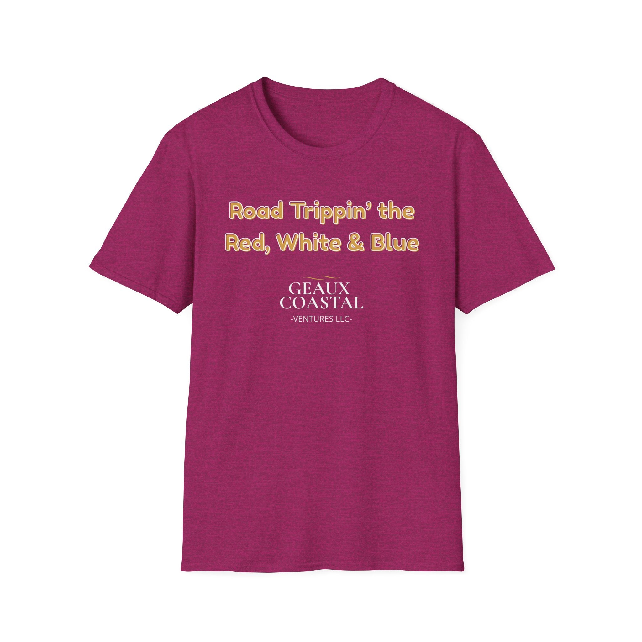 Men or Women Relaxed Soft Tee -  Road Tripping the USA