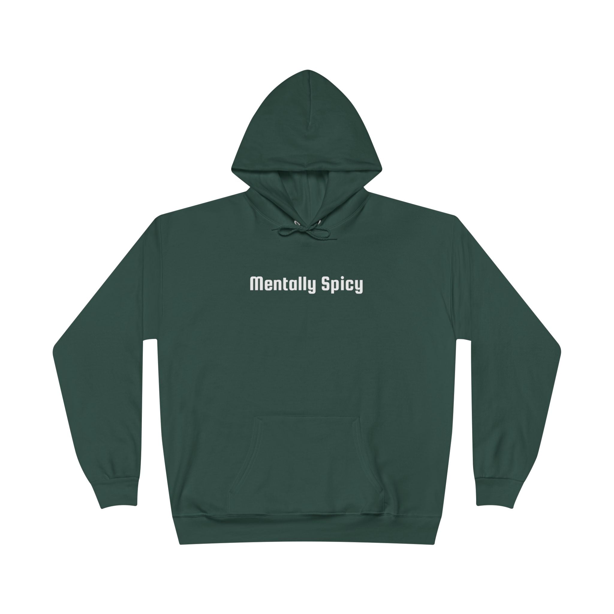 Men and Women - Relaxed - Pullover Hoodie Sweatshirt - Mentally Spicy Dark Colors