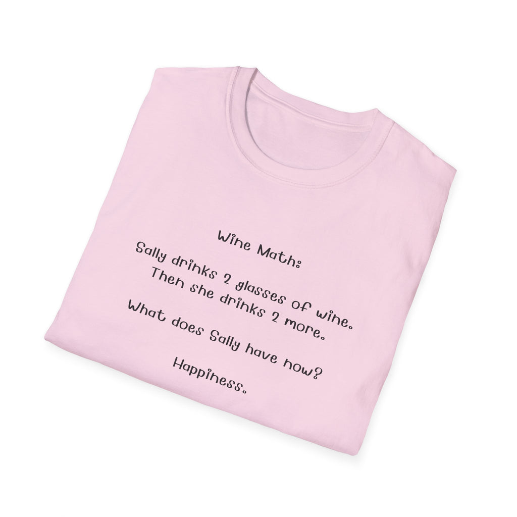 Woman Soft T Shirt - Regular Fit - Wine Math