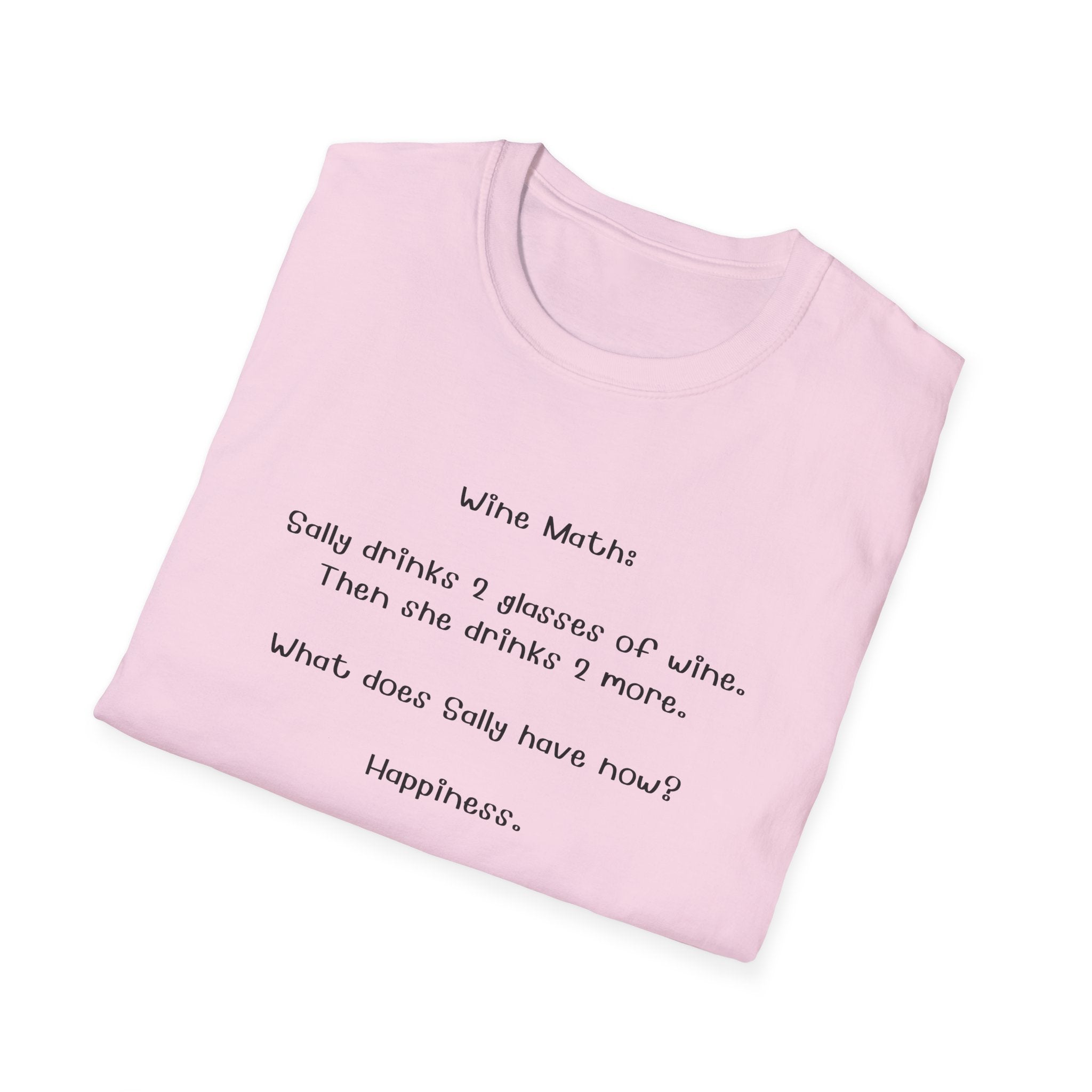Woman Soft T Shirt - Regular Fit - Wine Math