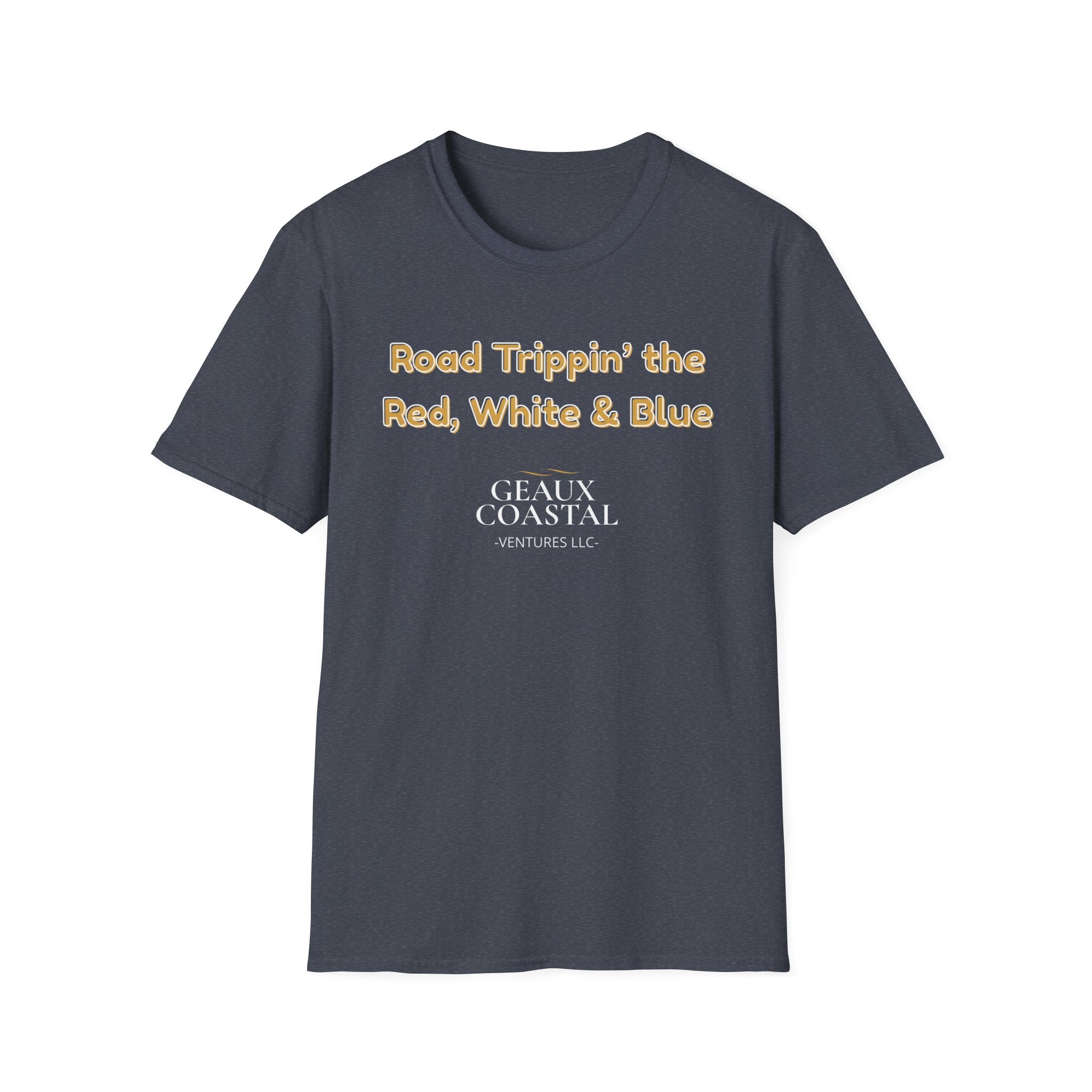 Men or Women Relaxed Soft Tee -  Road Tripping the USA