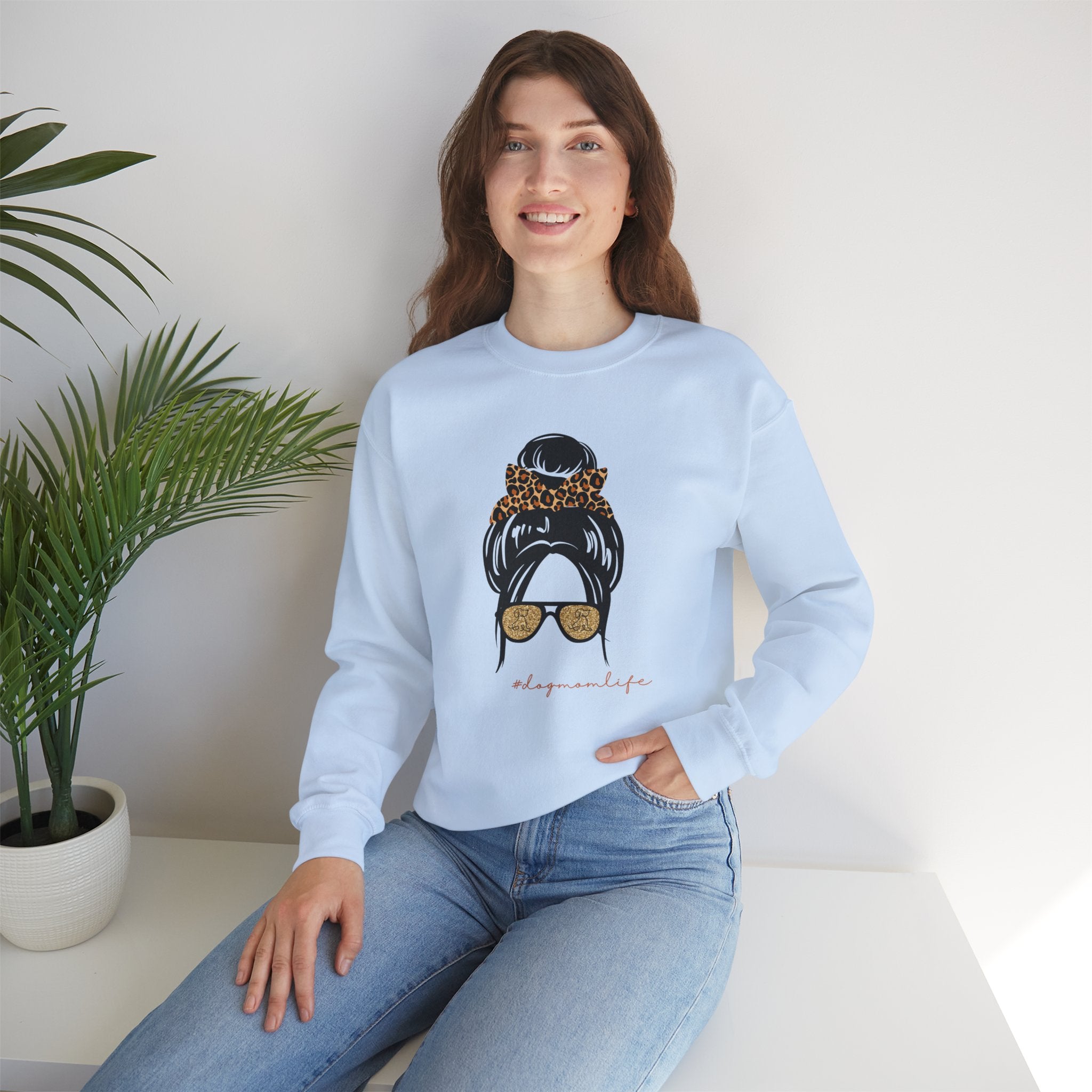 Relaxed Warm Heavy Sweater - Dog Mom Life