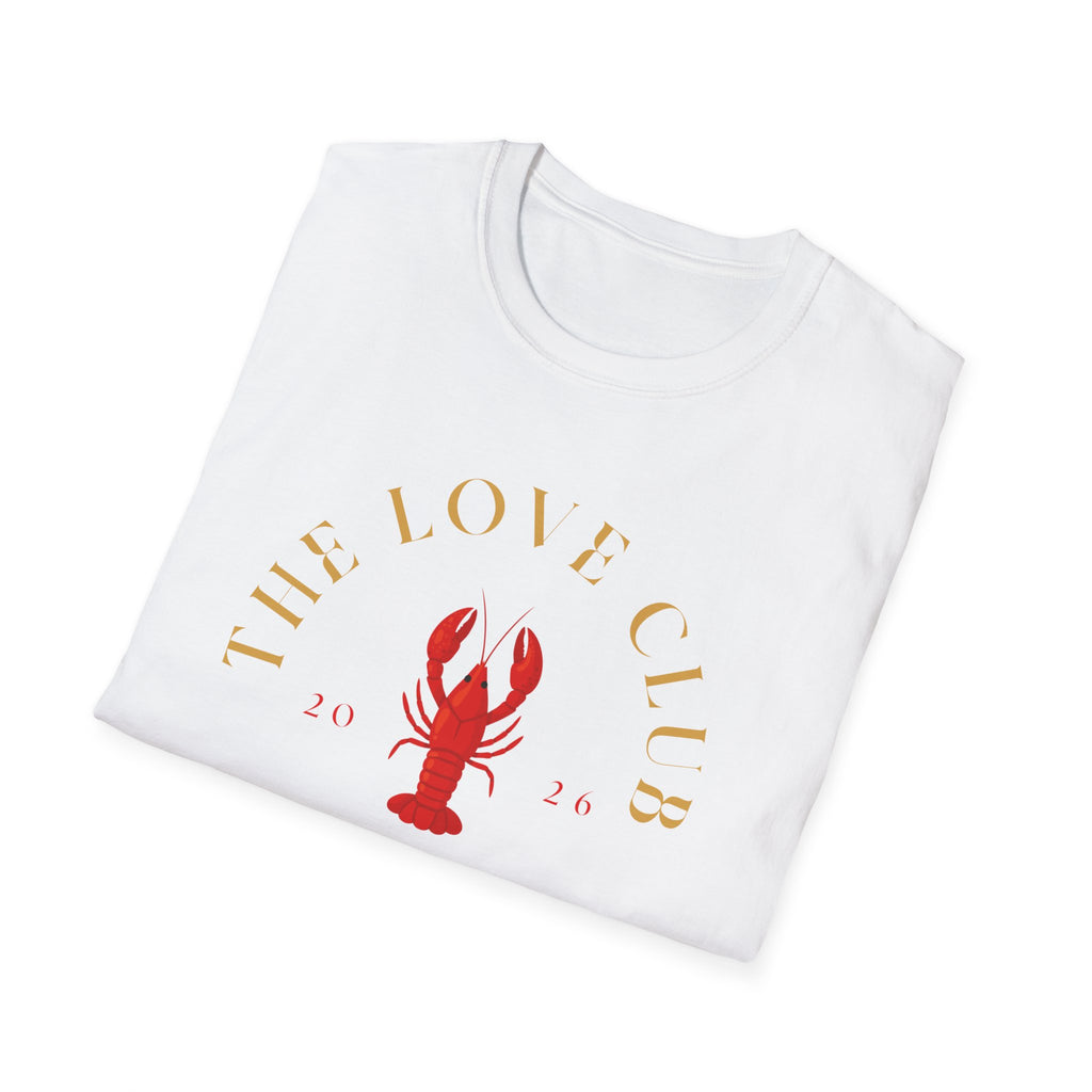 Relaxed Tee - The Love Club in Gold Fancy- Crawfish (Gold) Men & Women