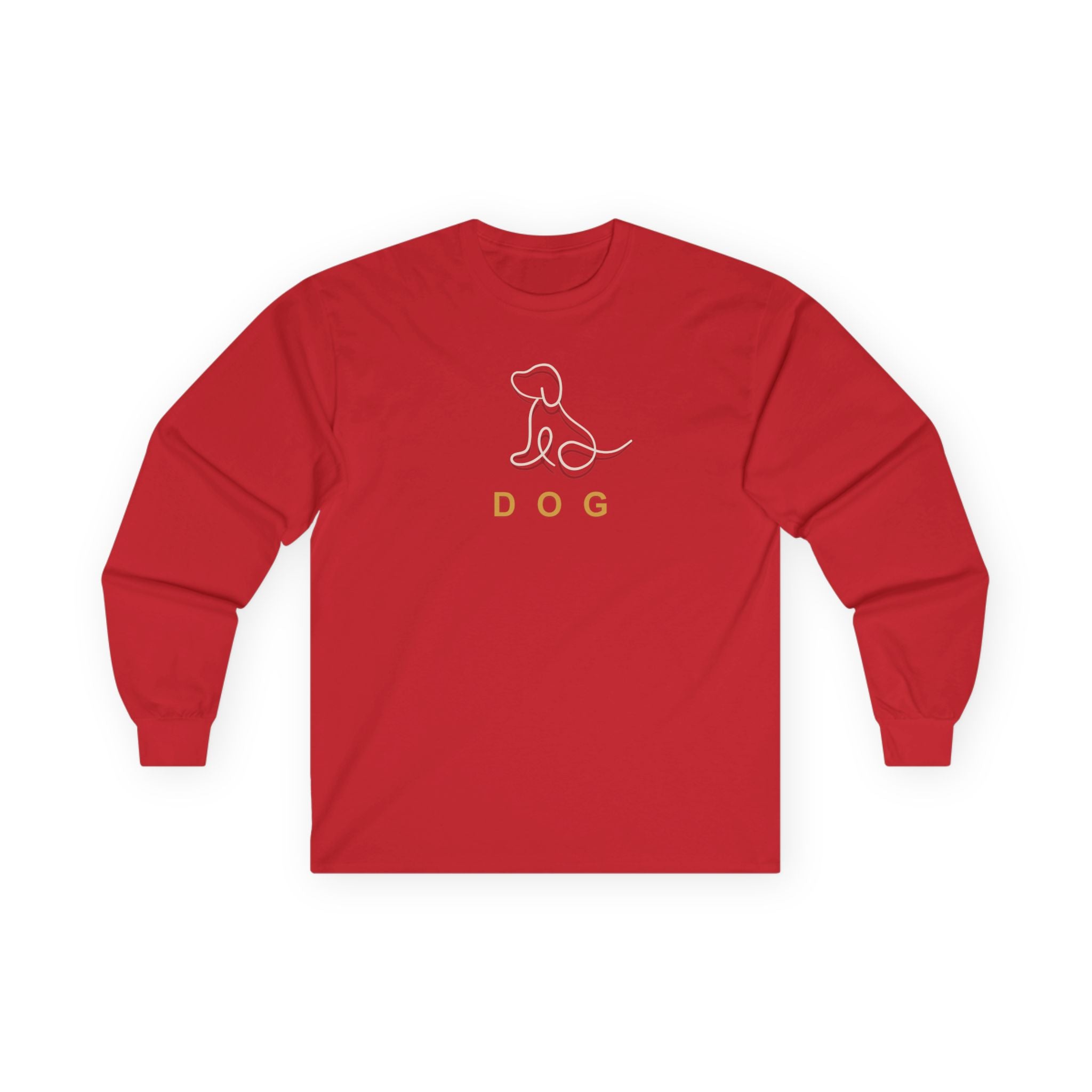 Normal Fit Long Sleeve Soft Shirt - Men and Women DOG