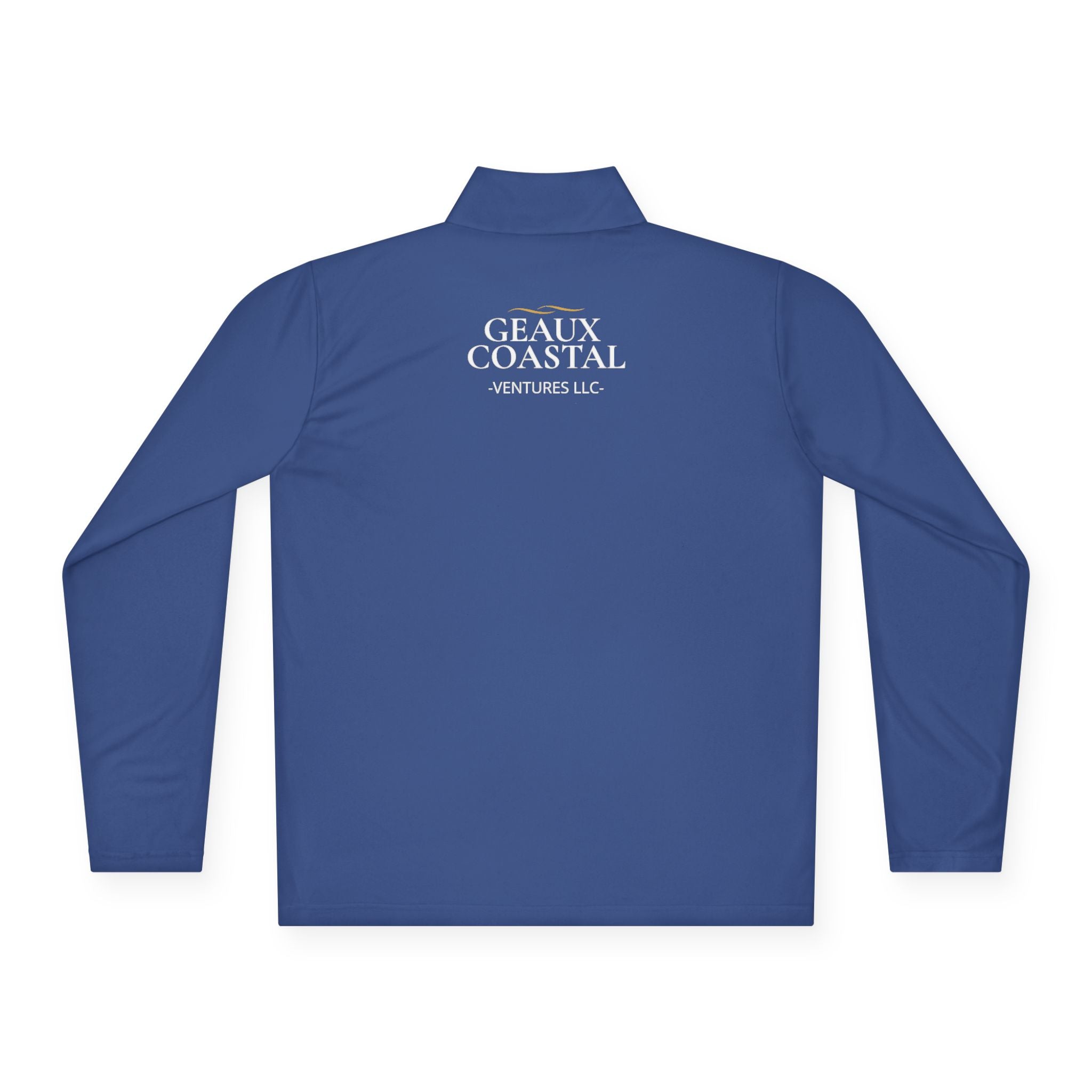 Fishing Quarter-Zip Pullover (Men & Women) -"Geaux Coastal" - Lightweight