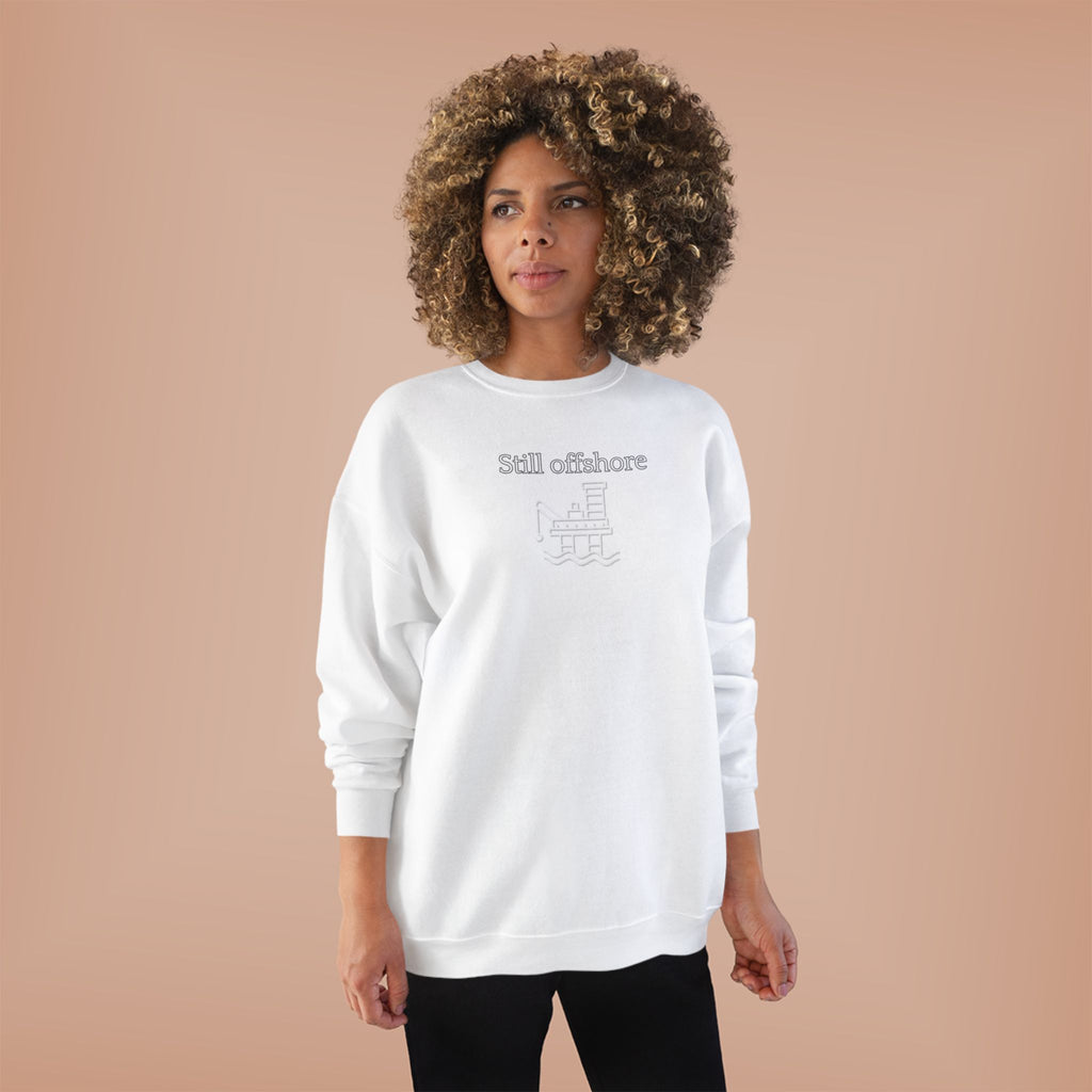Relaxed Soft Ladies Sweatshirt - He's Offshore - oilfield