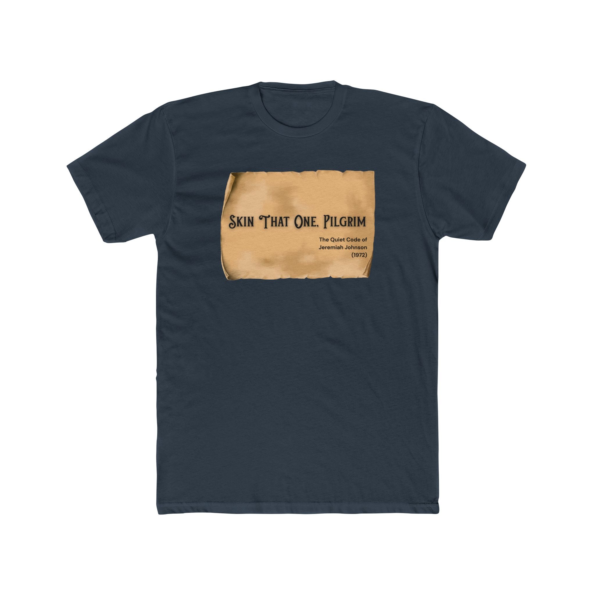 Mens Soft Premium Fitted Tee - Pilgrim Mountain Man