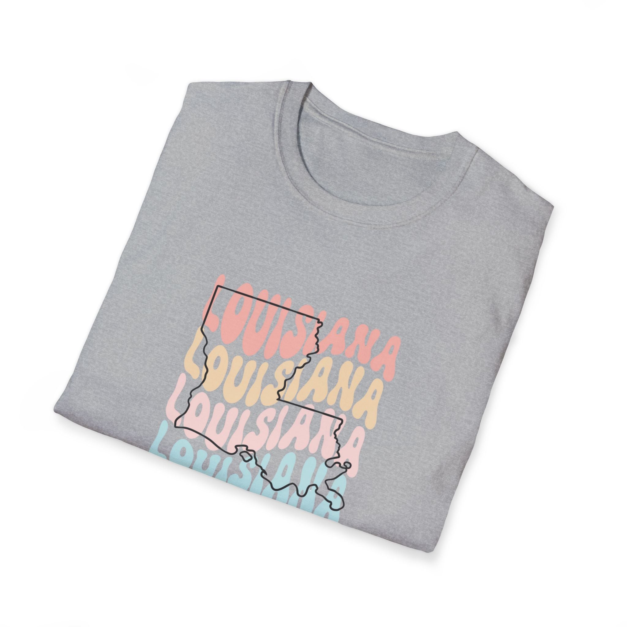 Womens Soft Relaxed Tee - Louisiana