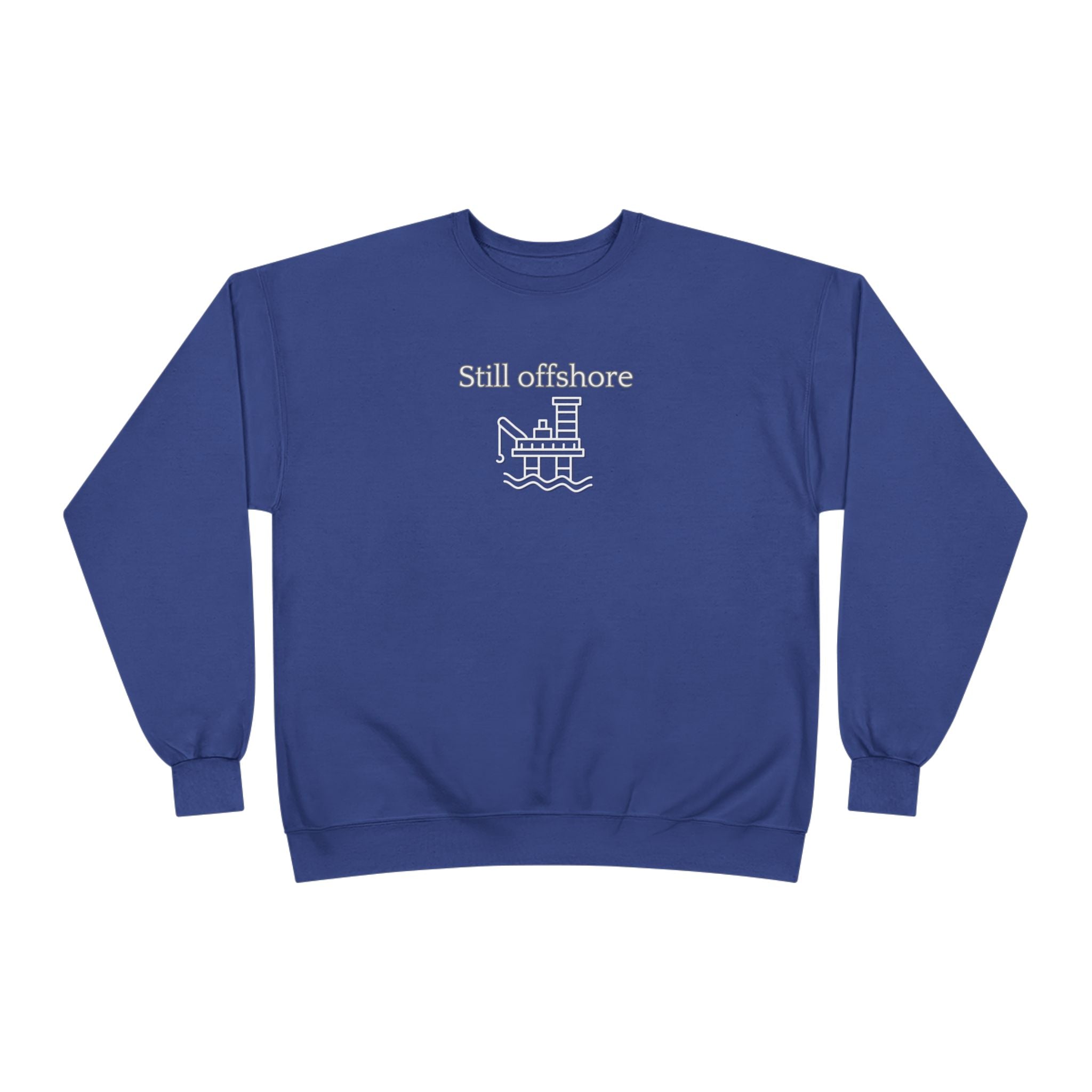 Relaxed Soft Ladies Sweatshirt - He's Offshore - oilfield