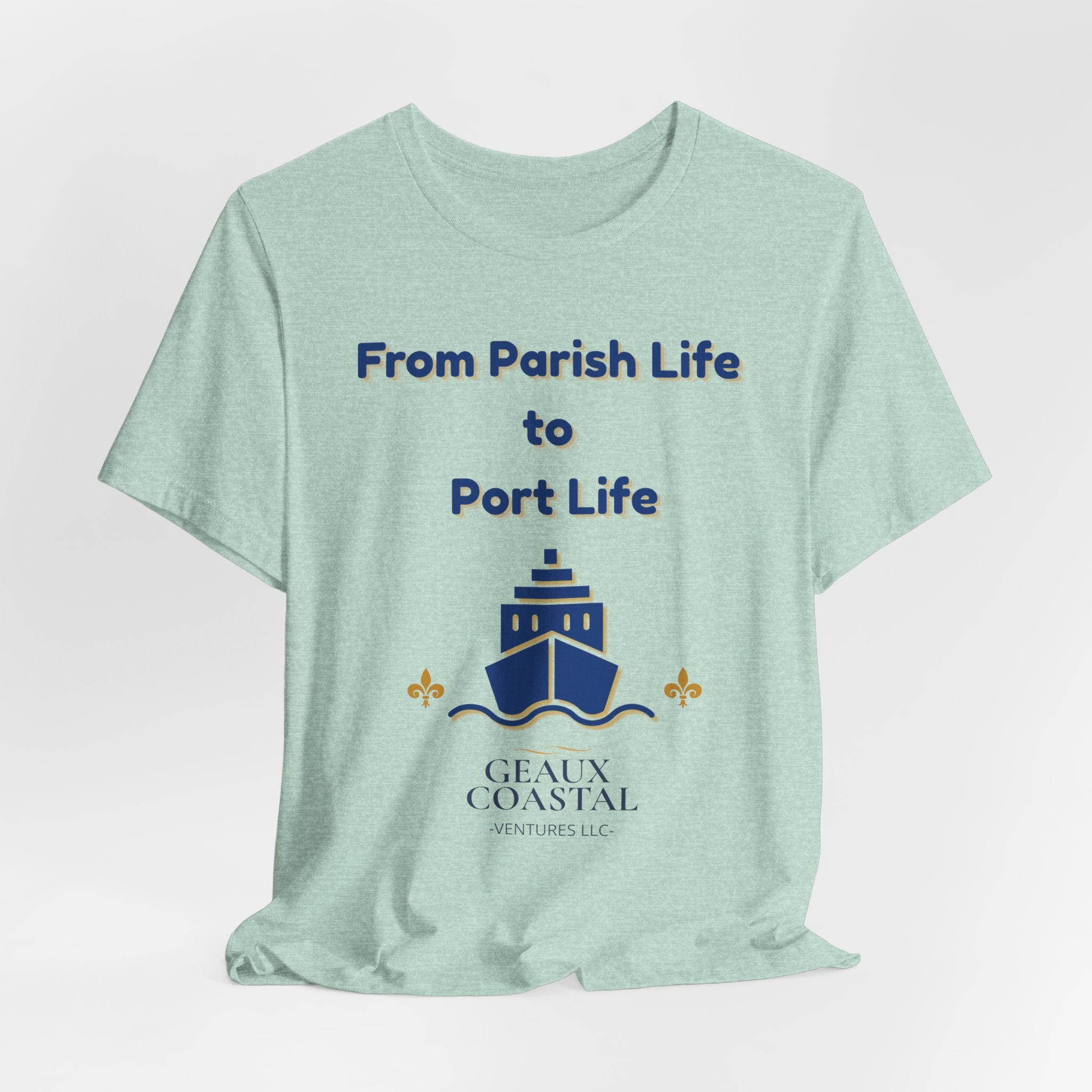 Men or Women Relaxed T Shirt - Parish and Port Cruise T Shirt
