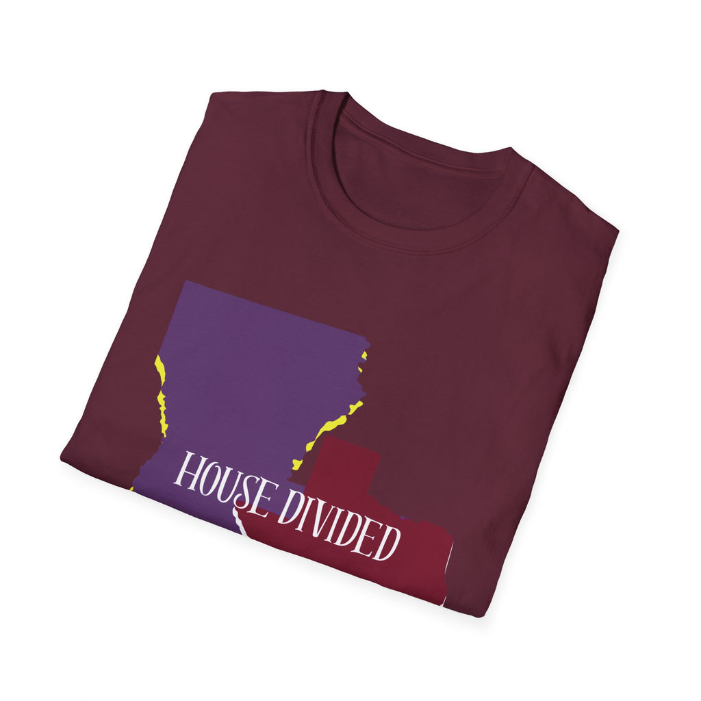 Soft Tee "House Divided"  Men & Women "LSU" "Aggies"
