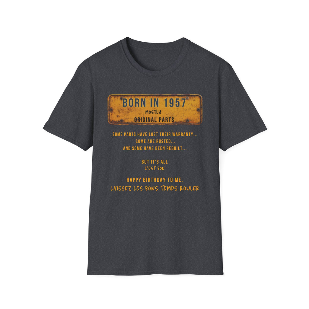 Mens Shirt Relaxed Tee  1957 B Day