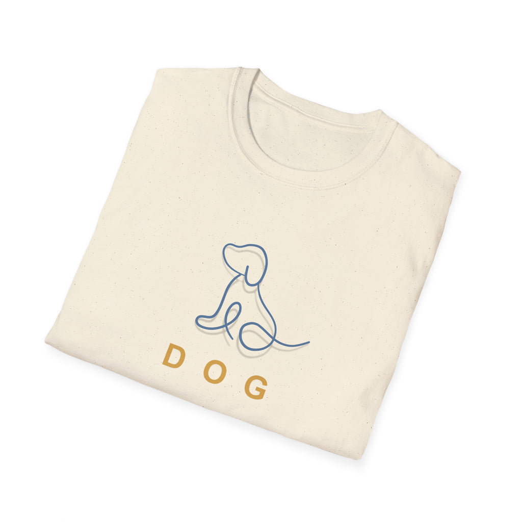 Men and Women Dog Soft Relaxed T Shirt
