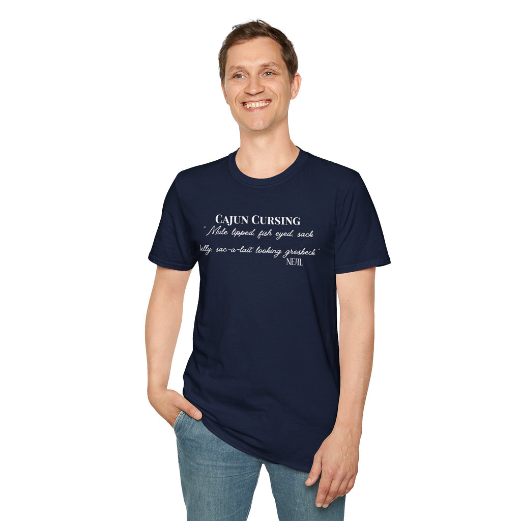 Men's Soft Tee - Relaxed Fit - Cajun Cursing
