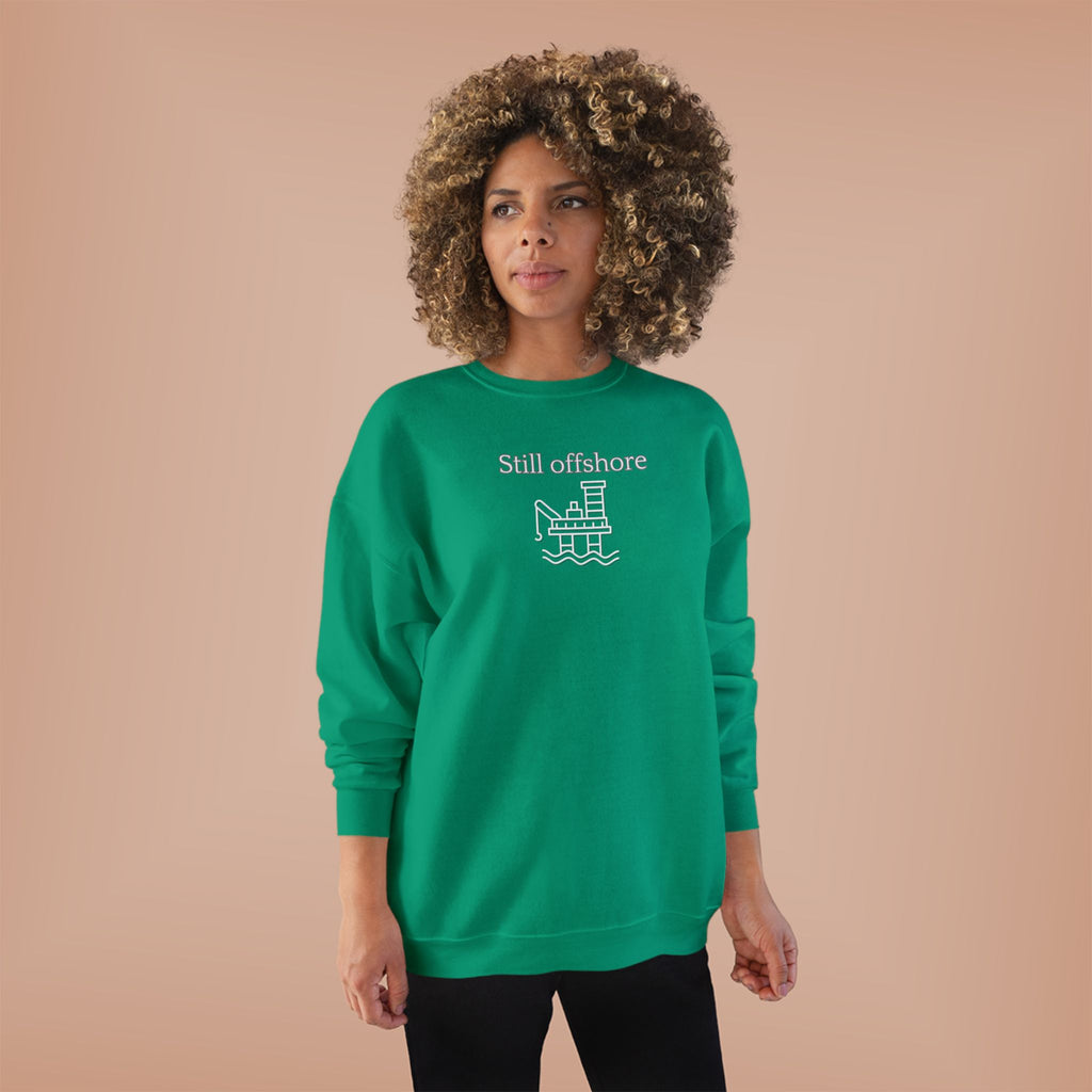 Relaxed Soft Ladies Sweatshirt - He's Offshore - oilfield