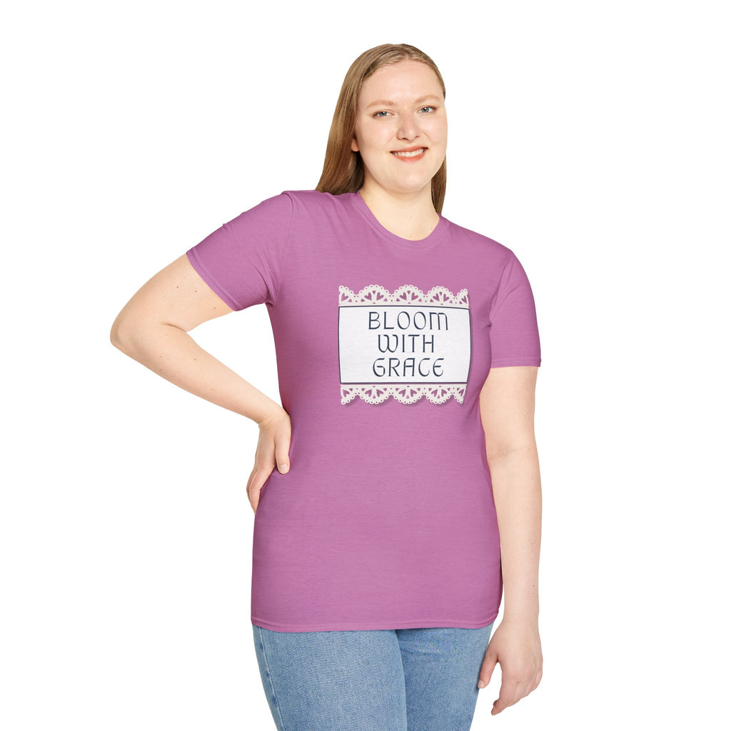Women's Soft Relaxed Tee -  Bloom with Grace