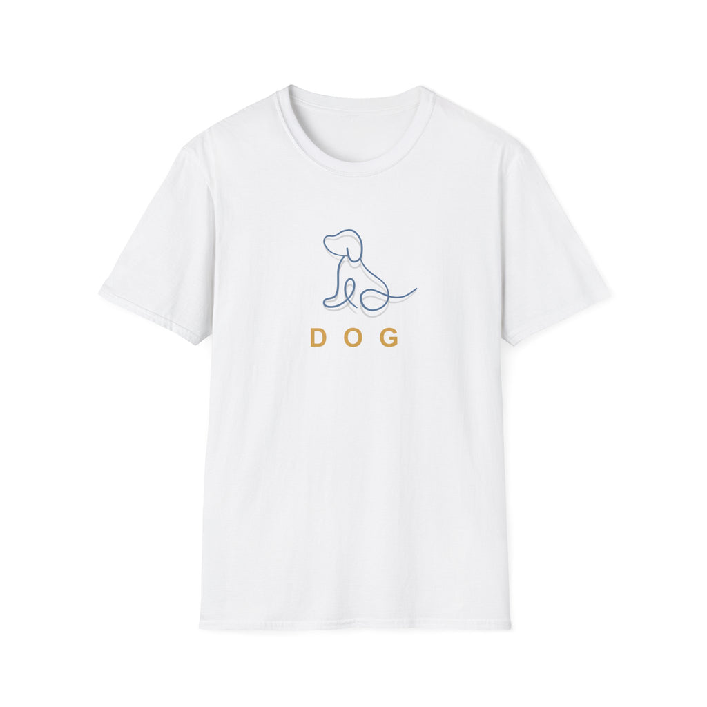 Men and Women Dog Soft Relaxed T Shirt