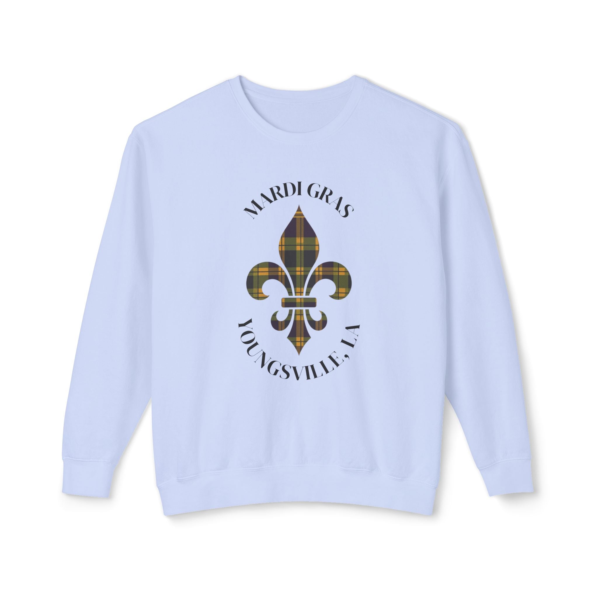 Lightweight Soft Long Sleeve - Mardi Gras Plaid Men & Women