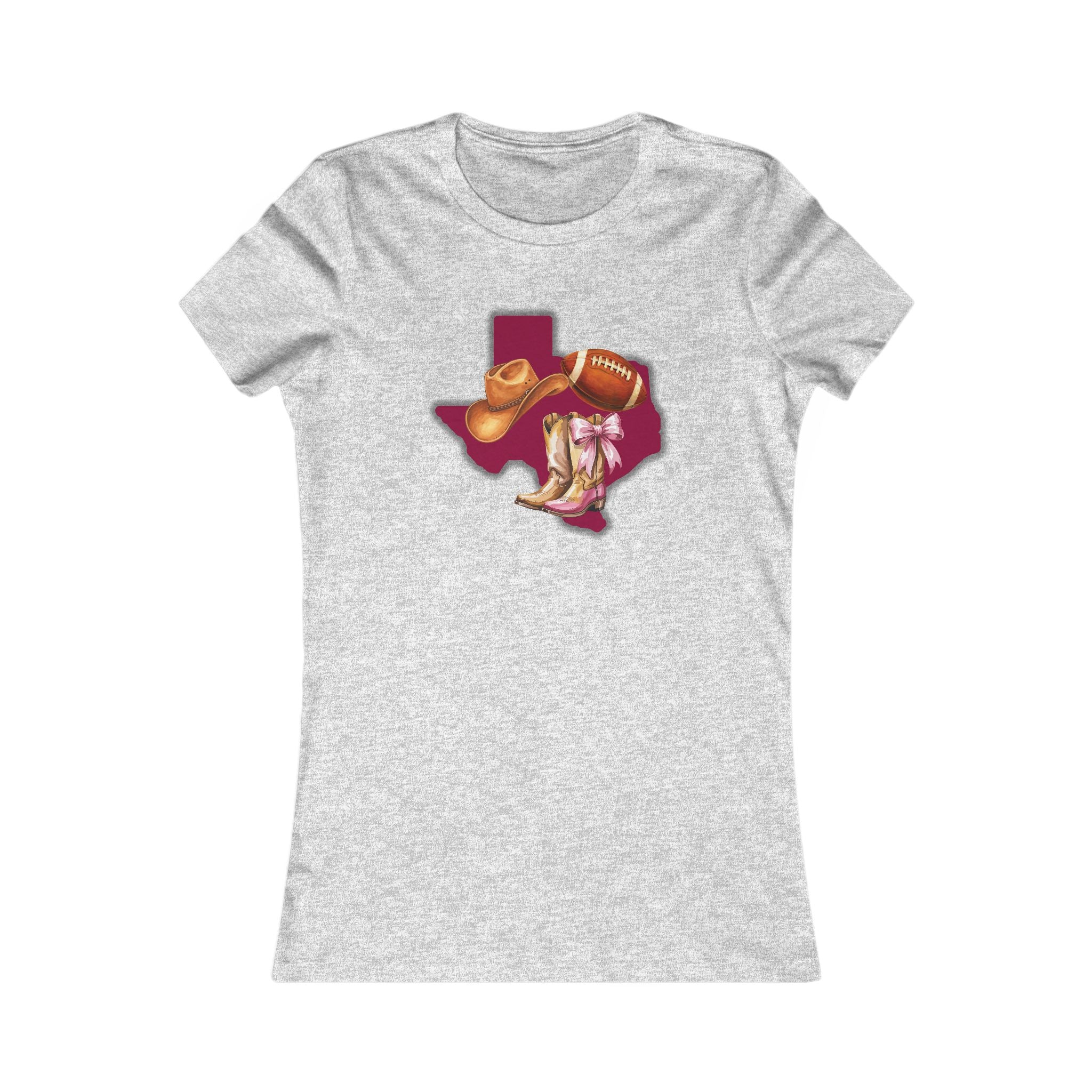 Women's Favorite Tee - Fitted and Soft "texas" "aggies" "Cowboys" "football"