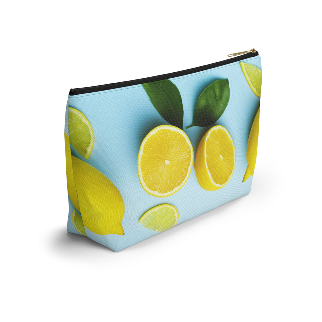 Accessory Pouch w T-bottom - Lemons