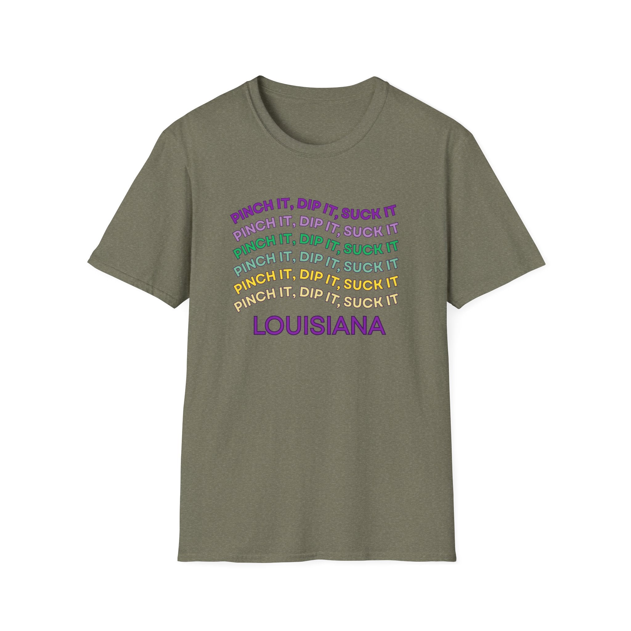Soft Tee (Men & Women) "Pinch it, dip it, suck it" (Relaxed)