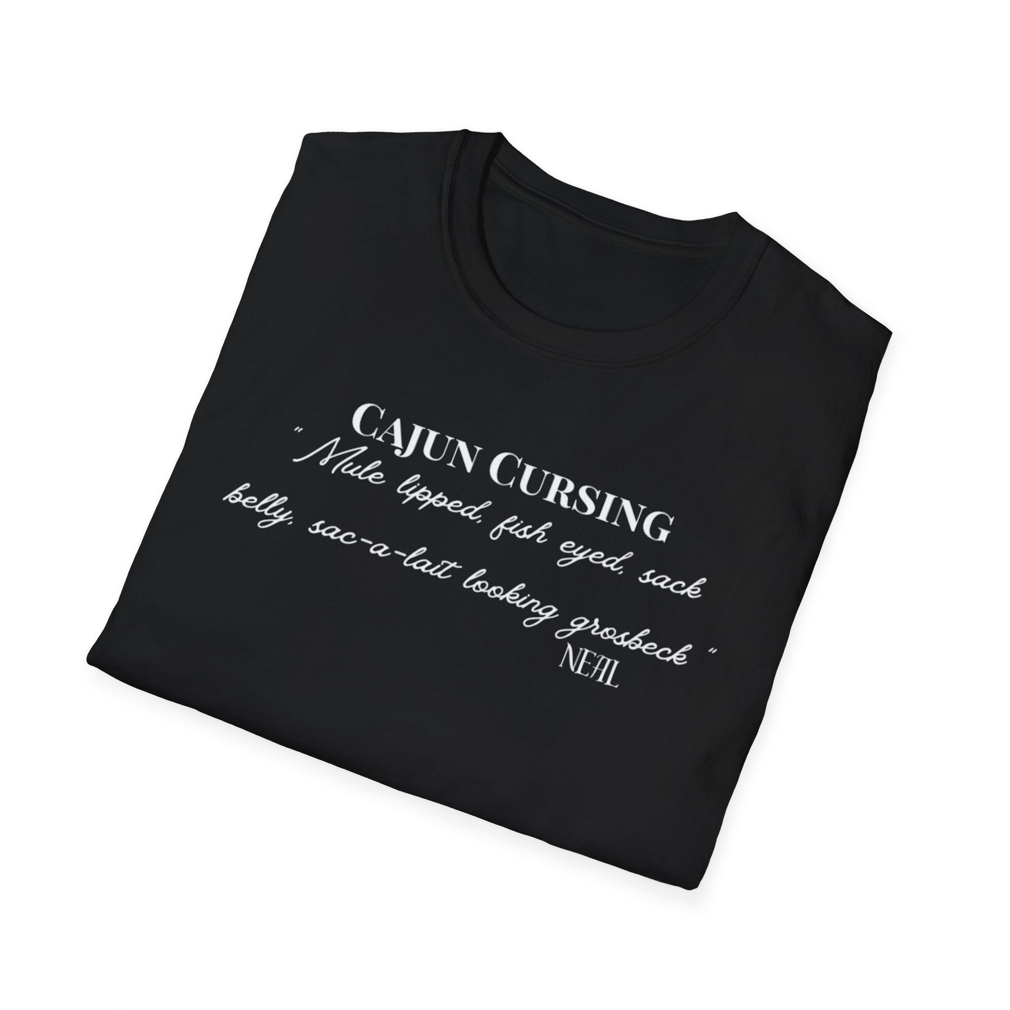 Men's Soft Tee - Relaxed Fit - Cajun Cursing