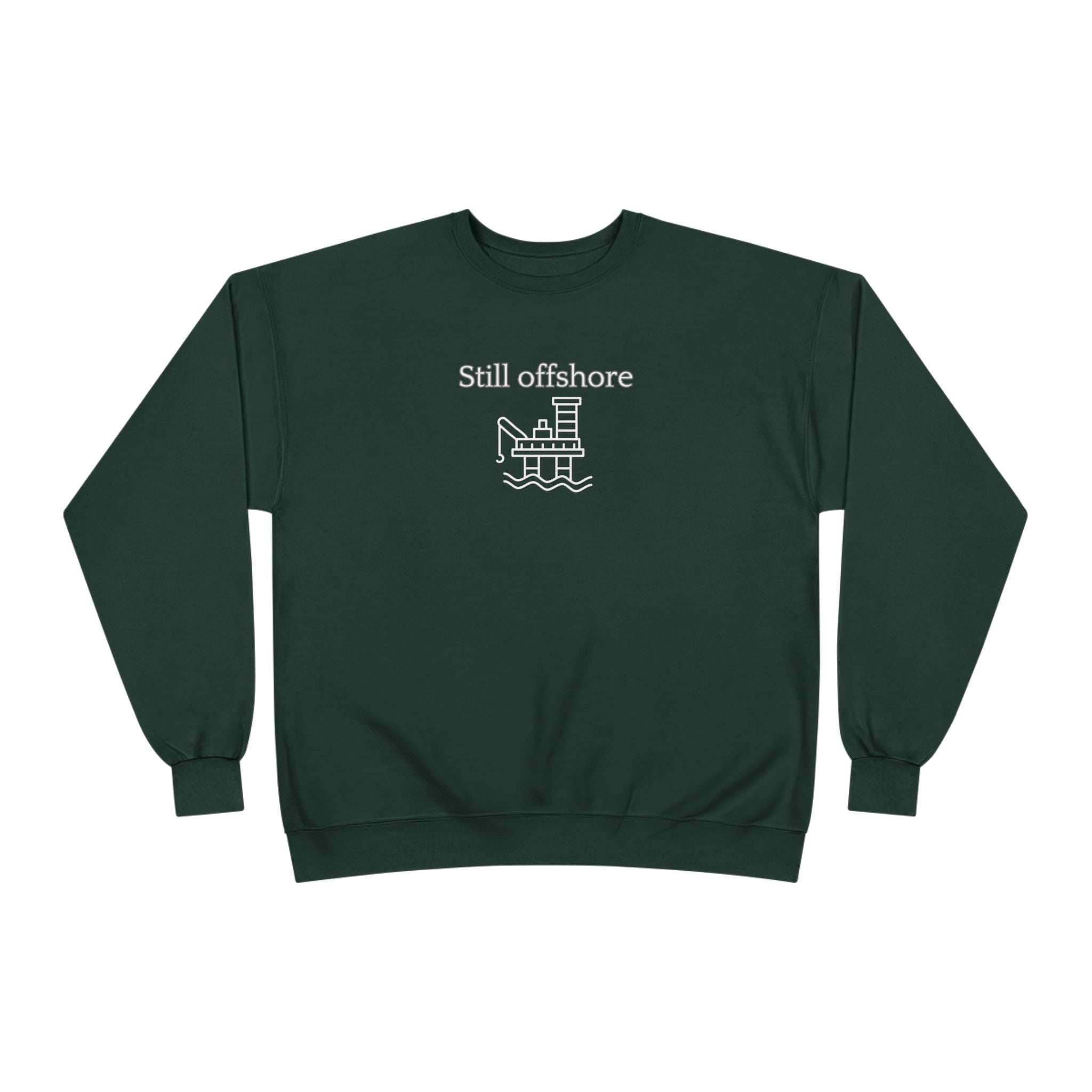 Relaxed Soft Ladies Sweatshirt - He's Offshore - oilfield