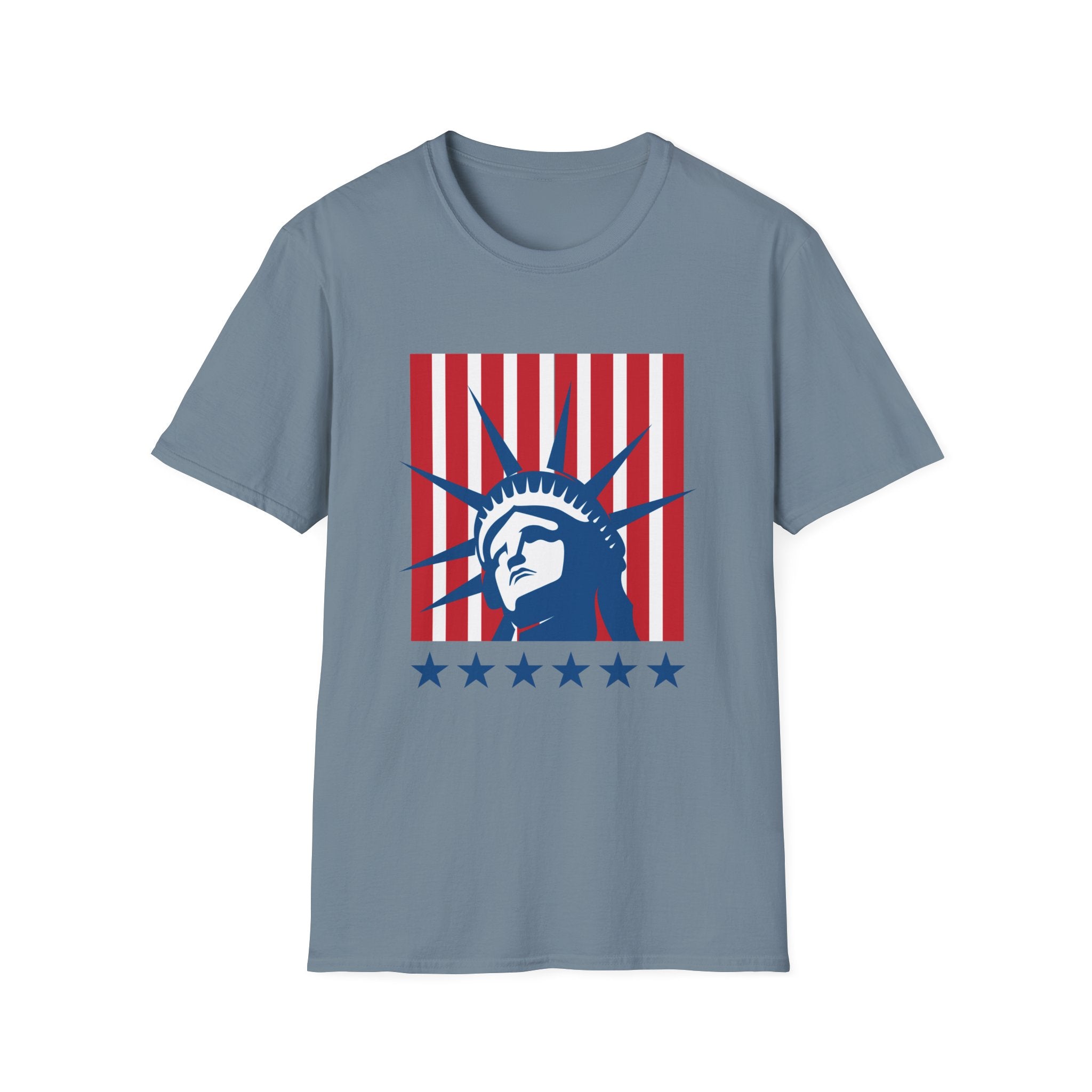 Relaxed Tee for Men & Women- Statue of Liberty