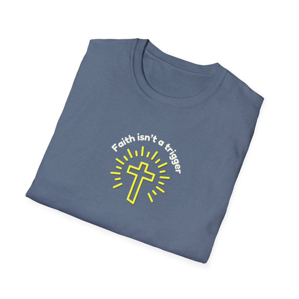 Men's Soft Relaxed tee - Faith isn't a trigger