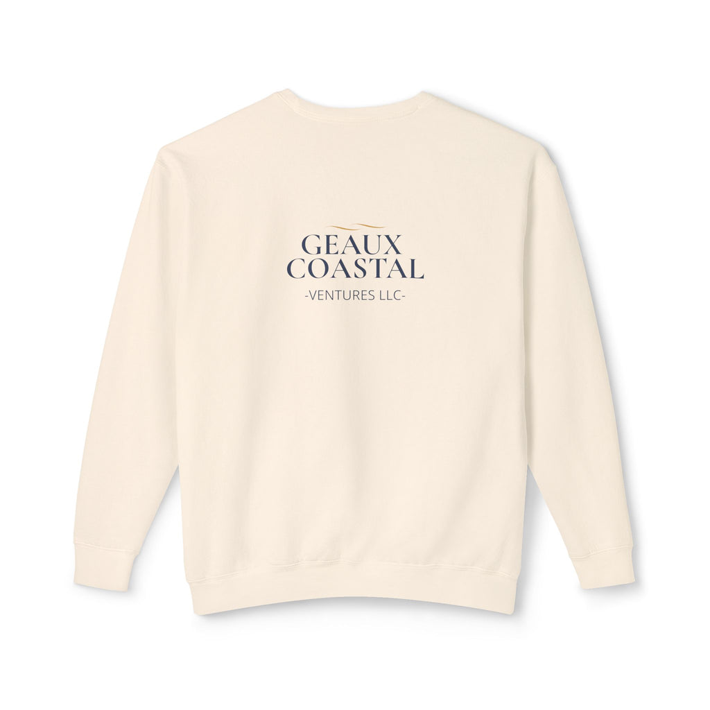 Ladies Lightweight Crewneck Sweatshirt - Champagne is addicted to me