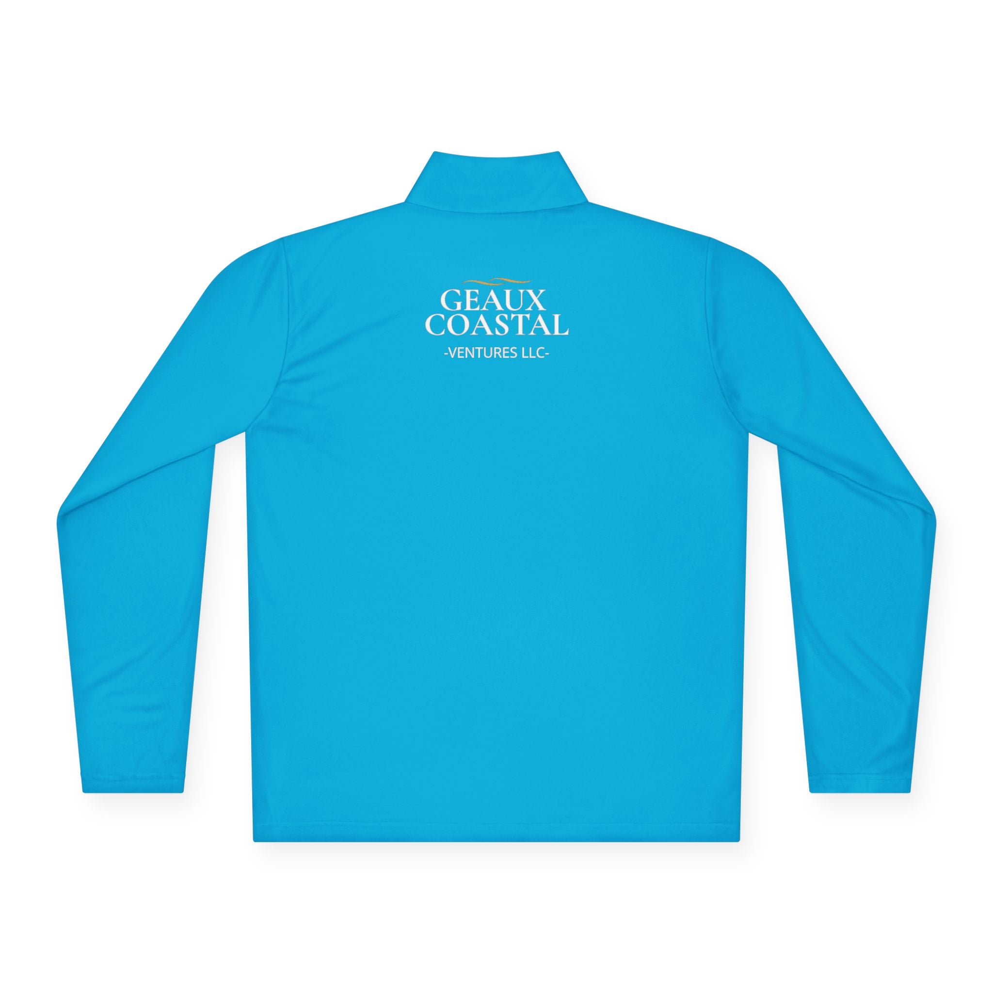 Fishing Quarter-Zip Pullover (Men & Women) -"Geaux Coastal" - Lightweight