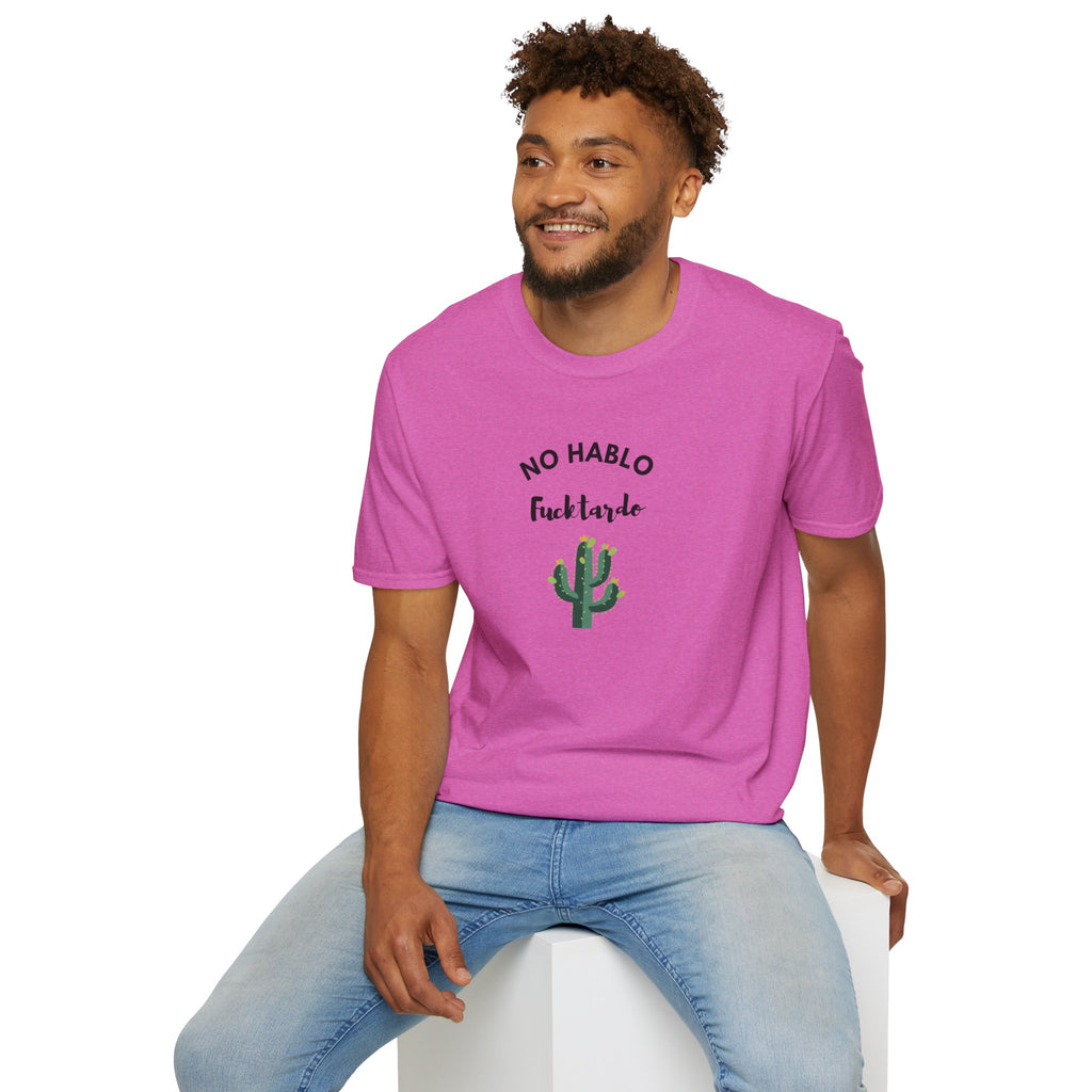 Relaxed Tee - Men & Women - No Hablo with 1 Cactus