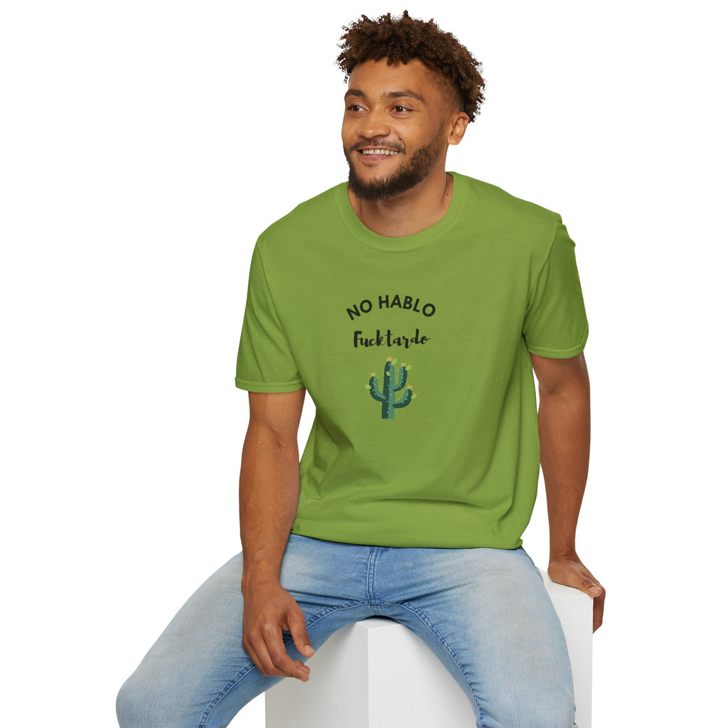 Relaxed Tee - Men & Women - No Hablo with 1 Cactus