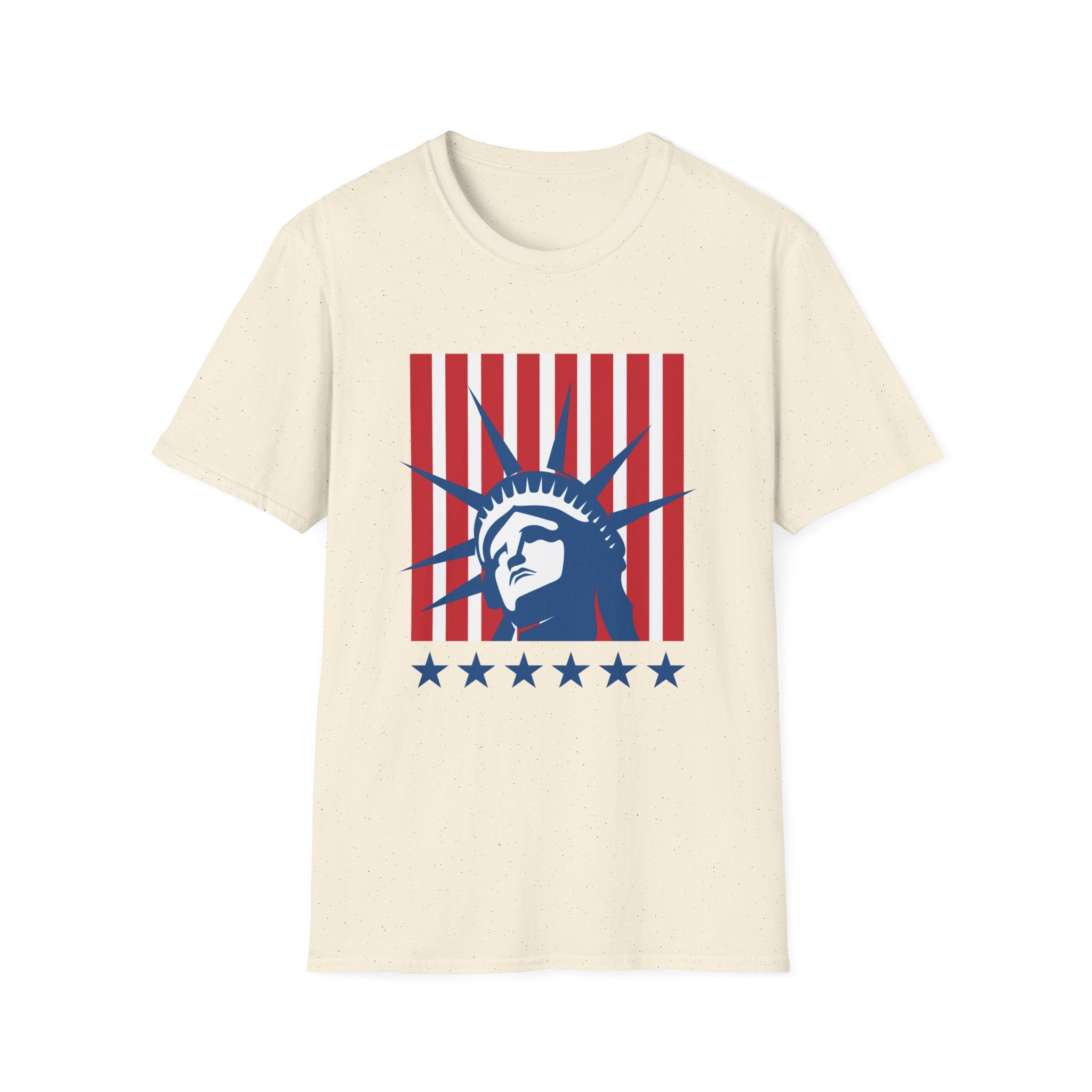 Relaxed Tee for Men & Women- Statue of Liberty