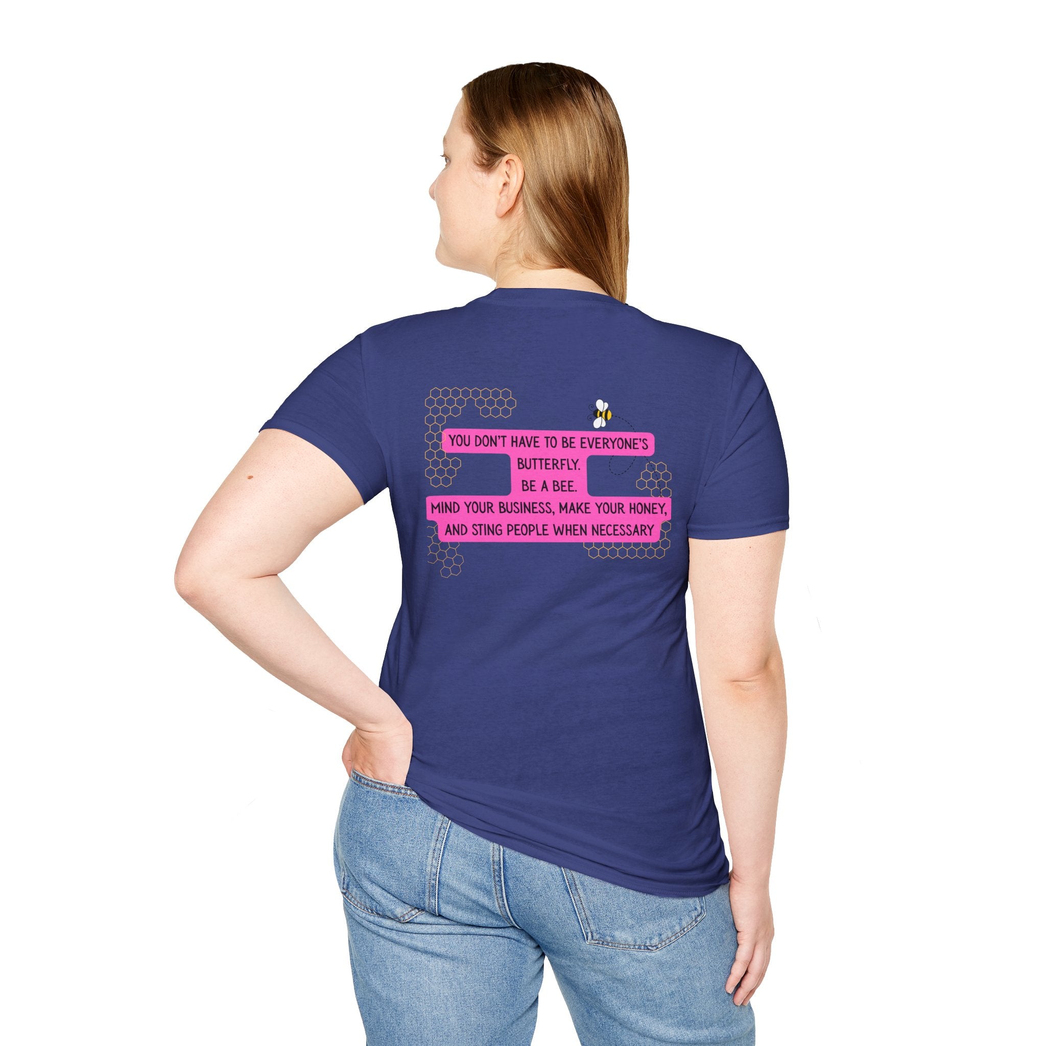 Ladies Soft Relaxed Tee - Be a Bee Funny
