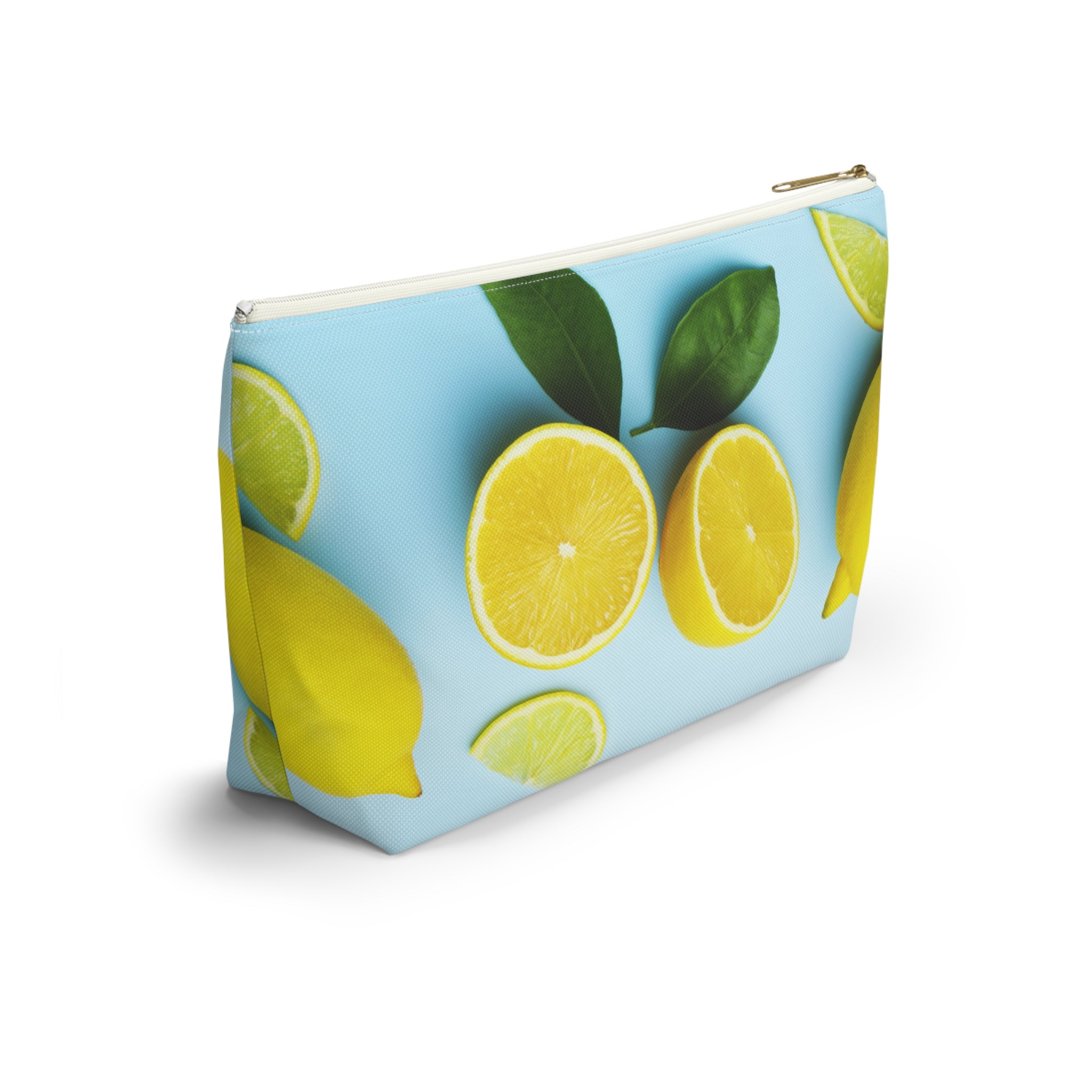 Accessory Pouch w T-bottom - Lemons