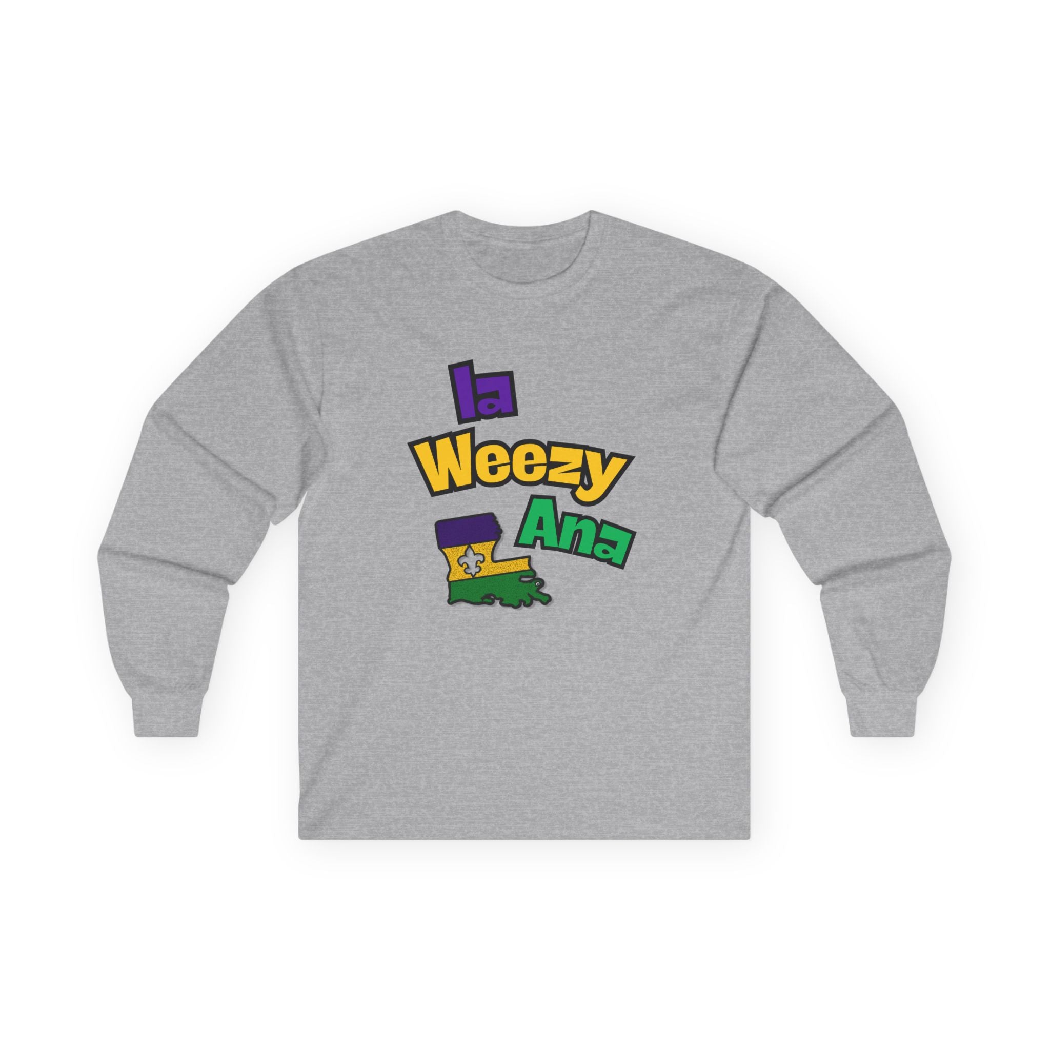 Relaxed  (Men & Women) Ultra Cotton Long Sleeve Tee - La Weezy Ana
