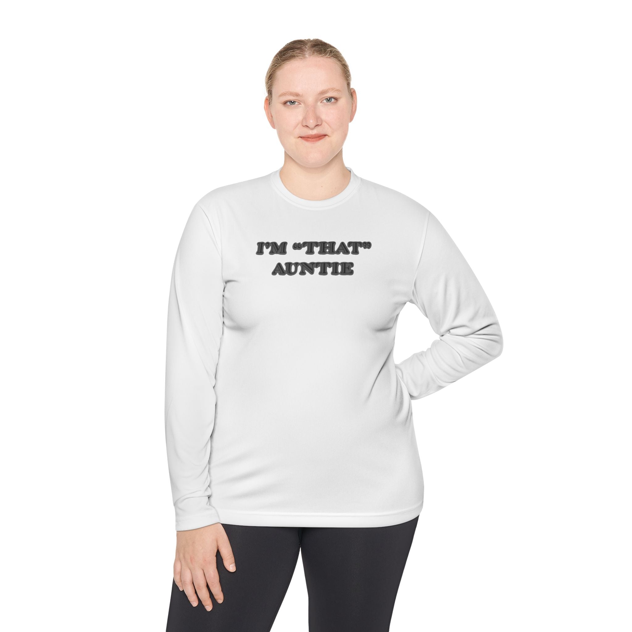 Lightweight Long Sleeve Tee - Women - I'm that Auntie
