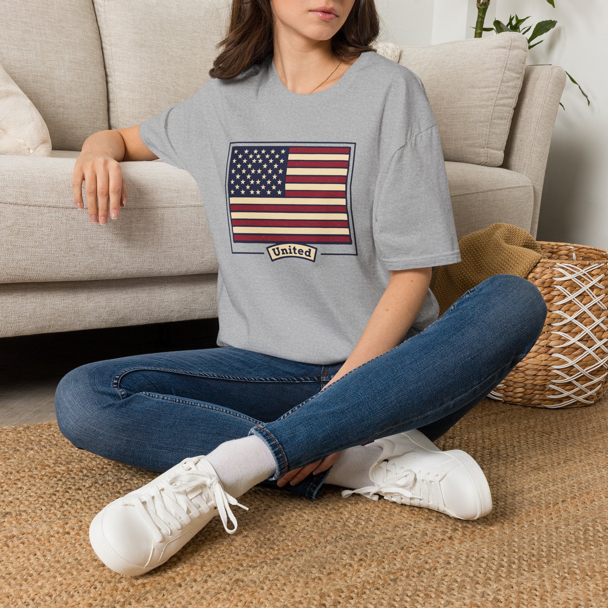 Men and Women - Regular Fit - American Flag and George Washington